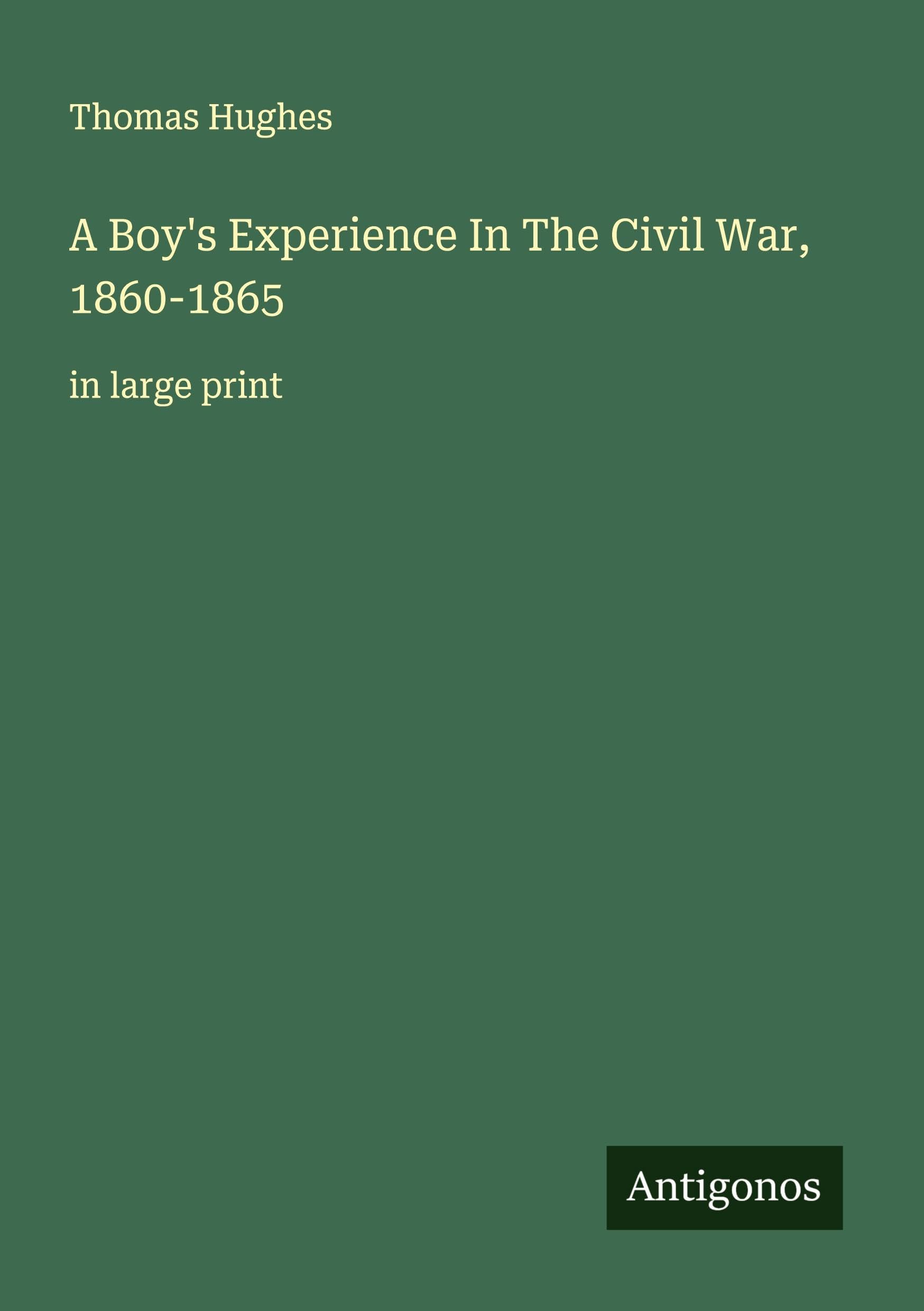 A Boy's Experience In The Civil War, 1860-1865 Classics