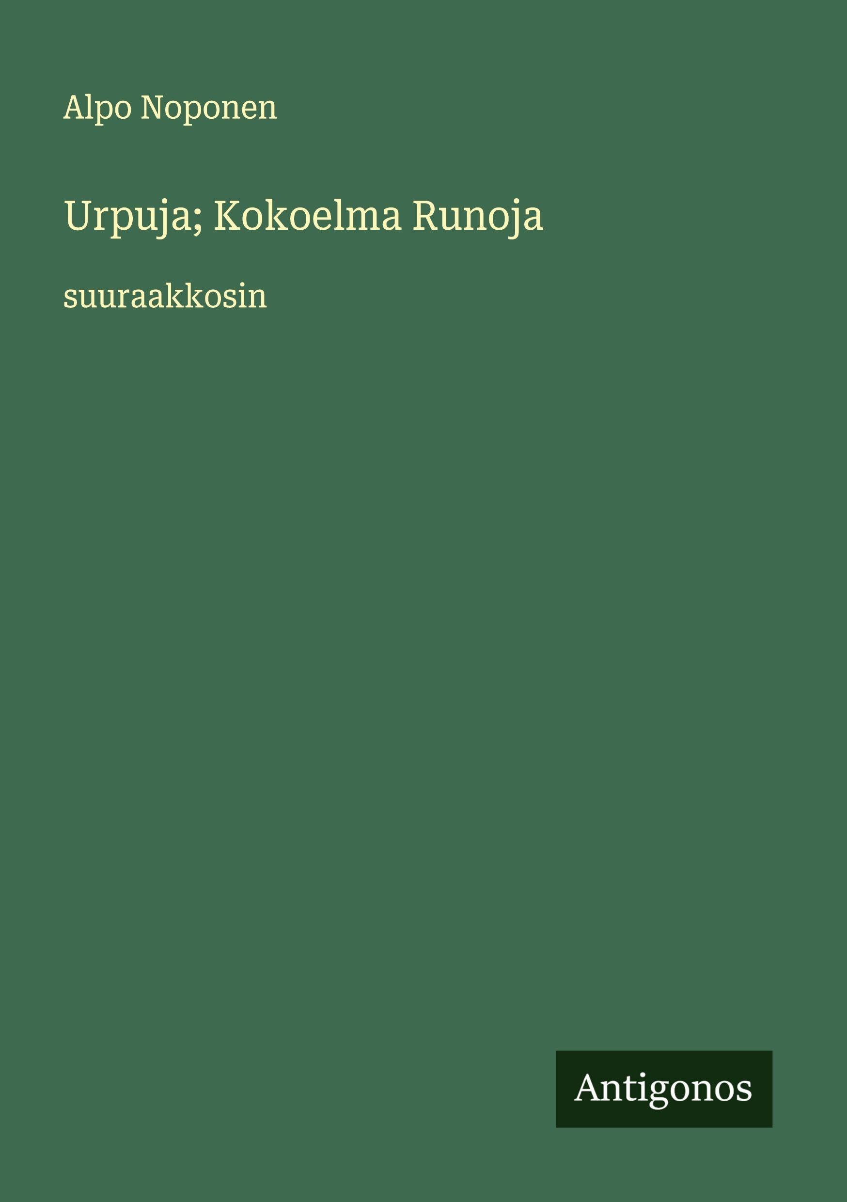Urpuja; Kokoelma Runoja Classics