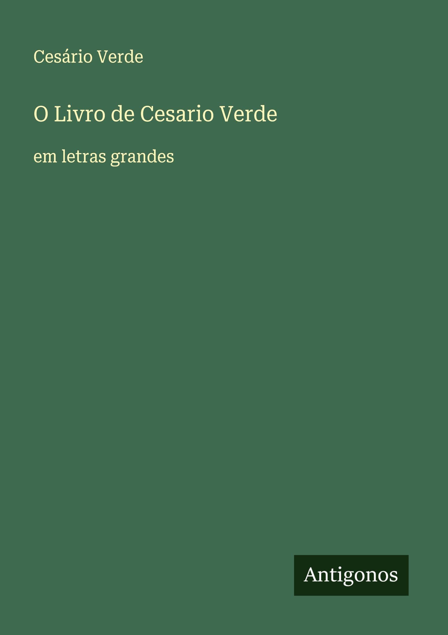 O Livro de Cesario Verde Classics