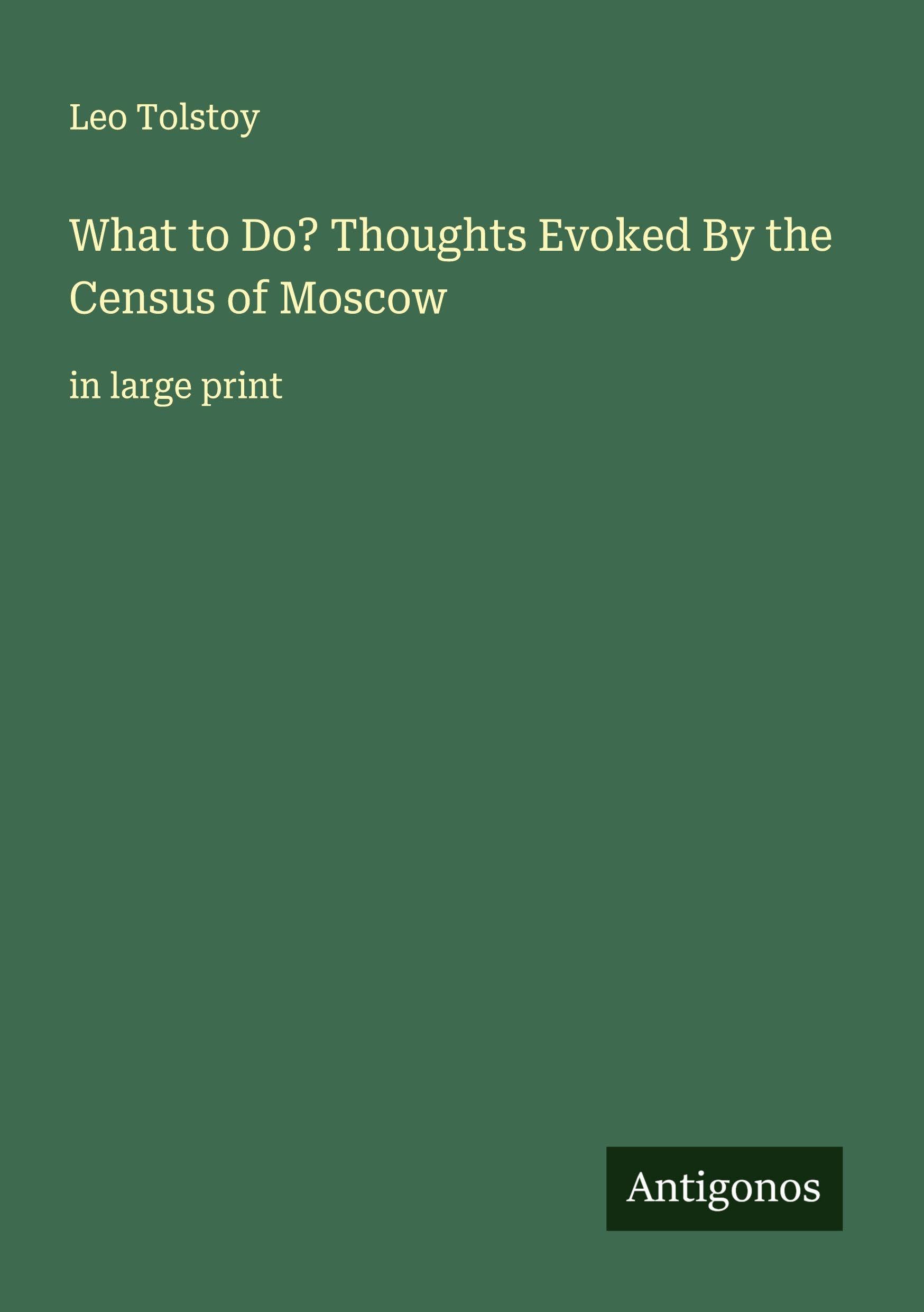 What to Do? Thoughts Evoked By the Census of Moscow Classics