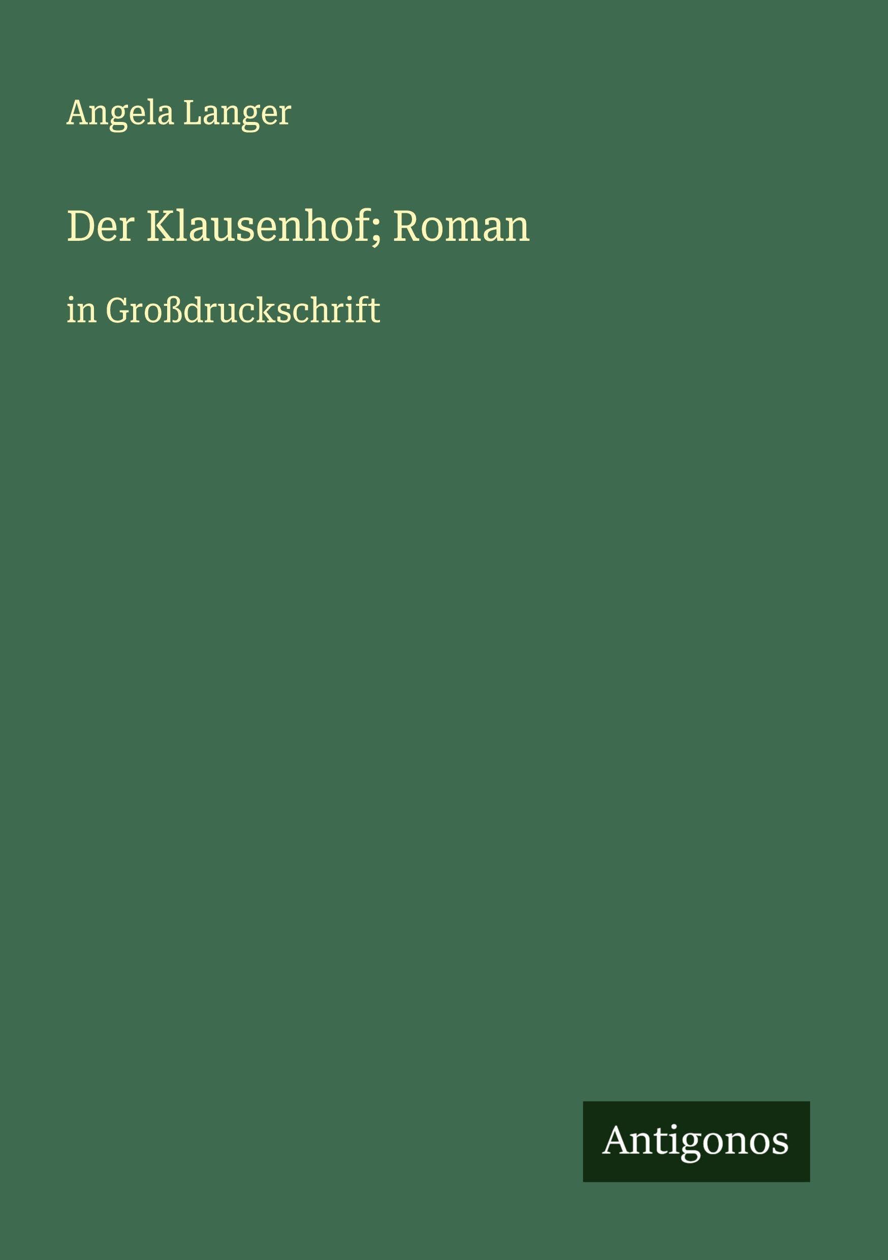 Der Klausenhof; Roman Classics