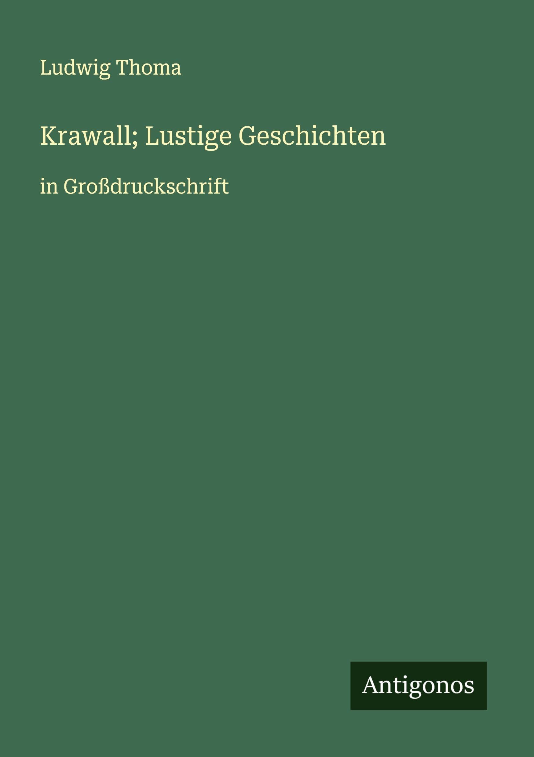 Krawall; Lustige Geschichten Classics