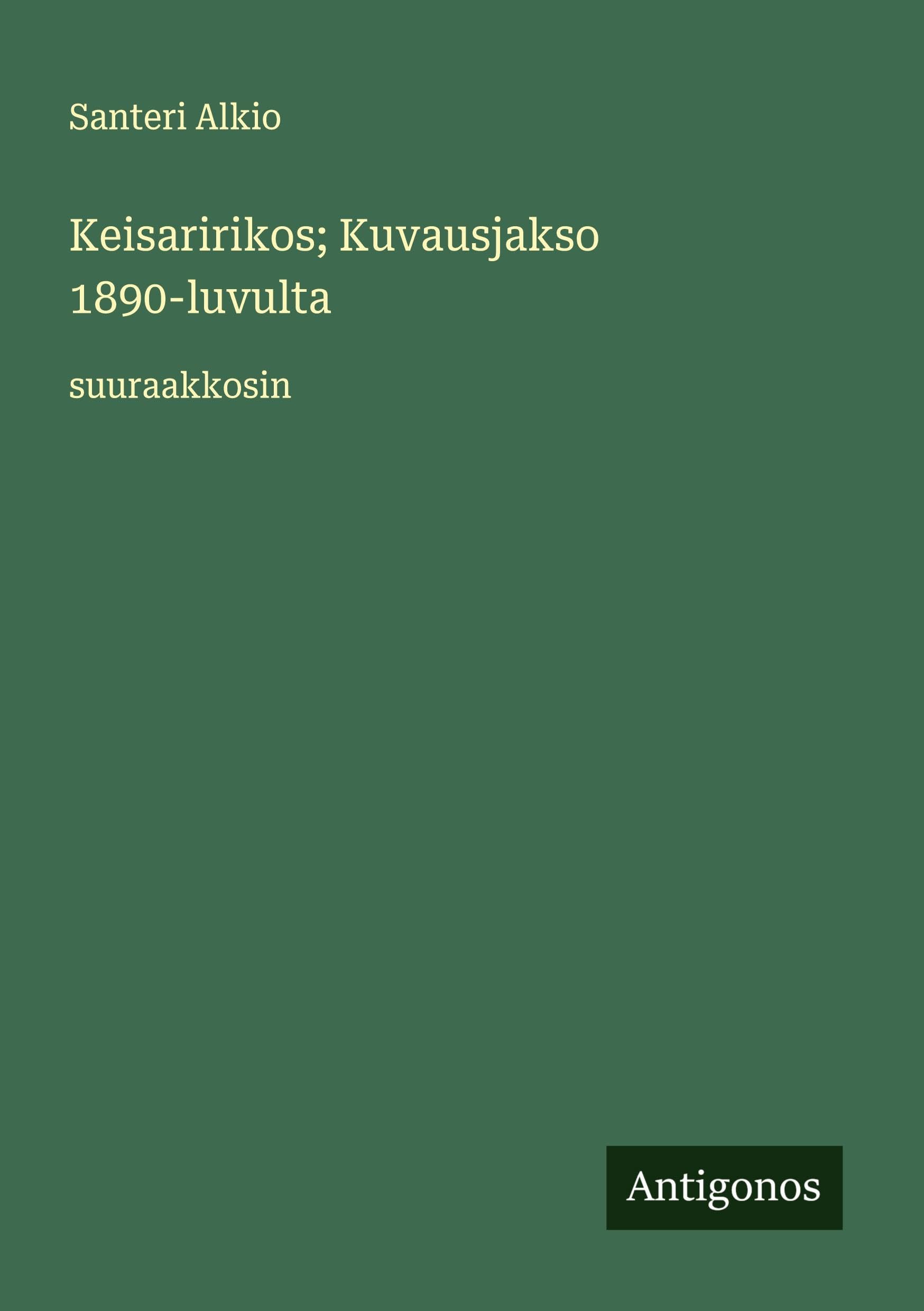 Keisaririkos; Kuvausjakso 1890-luvulta Classics