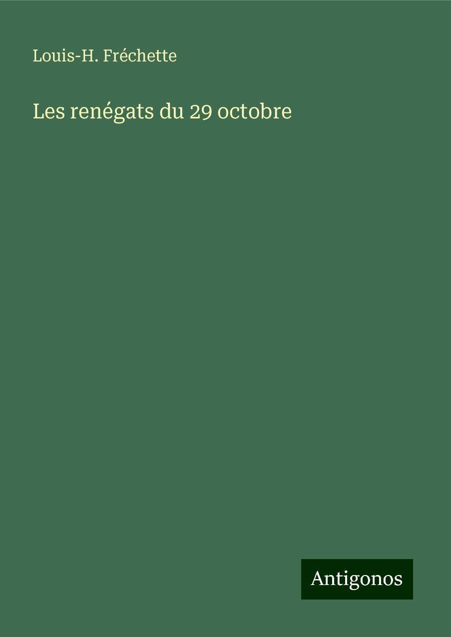 Les renégats du 29 octobre Books