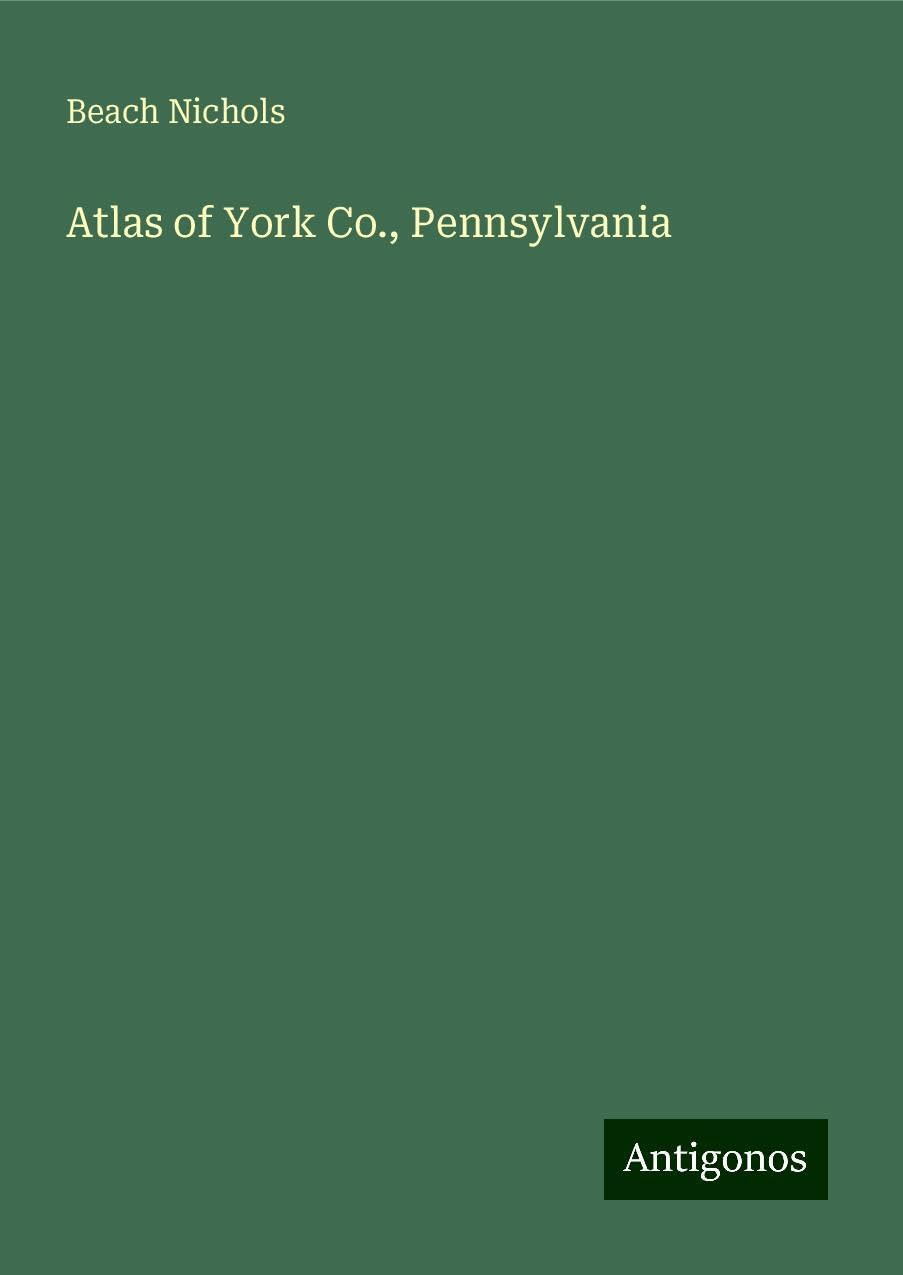 Atlas of York Co., Pennsylvania Books