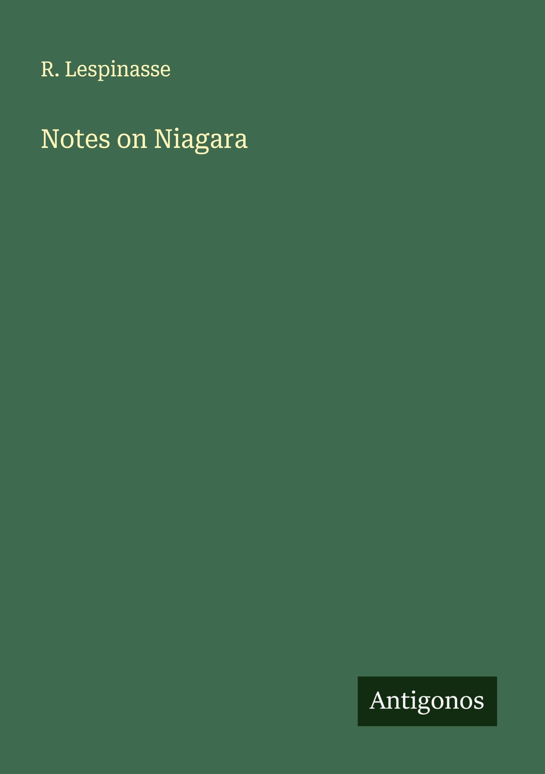 Notes on Niagara Classics
