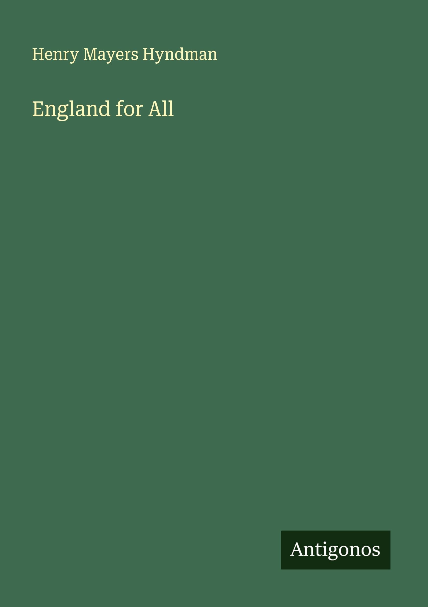 Product Image: England for All
