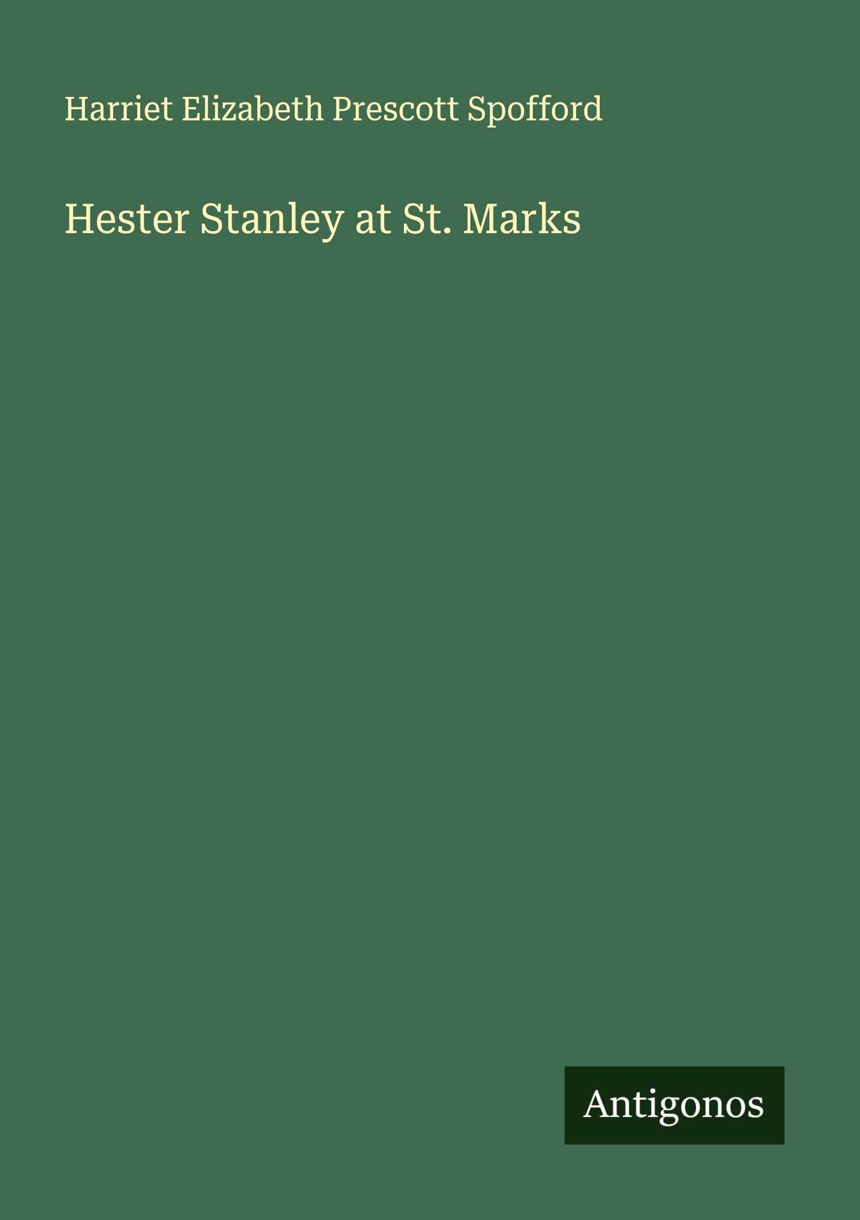 Hester Stanley at St. Marks Classics