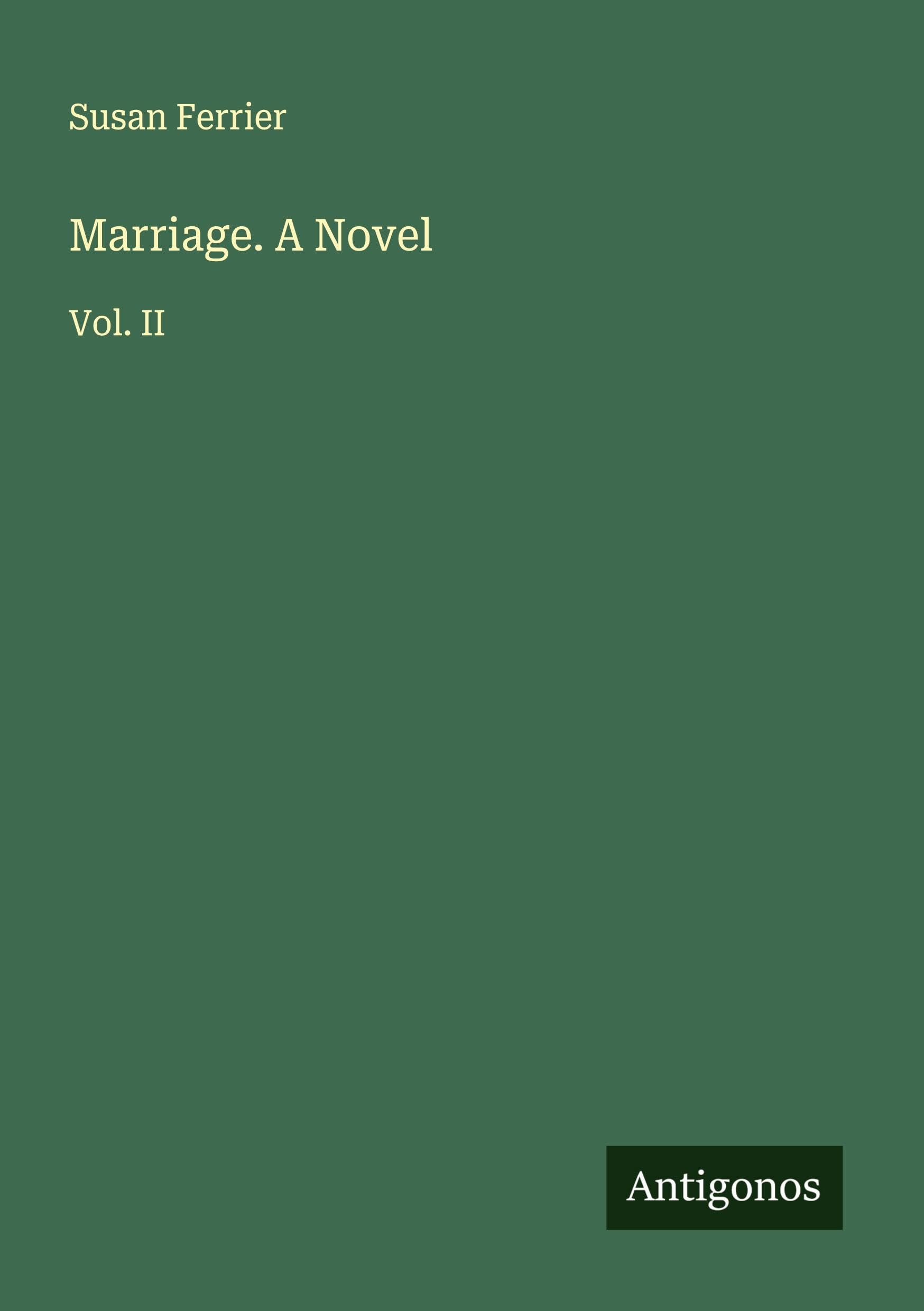Product Image: Marriage. A Novel