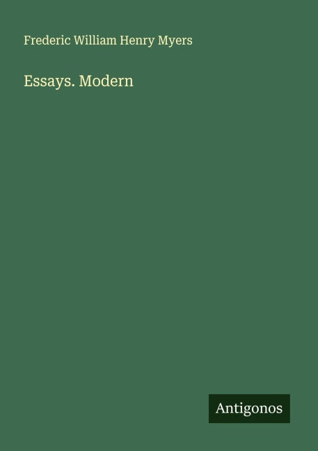 Product Image: Essays. Modern