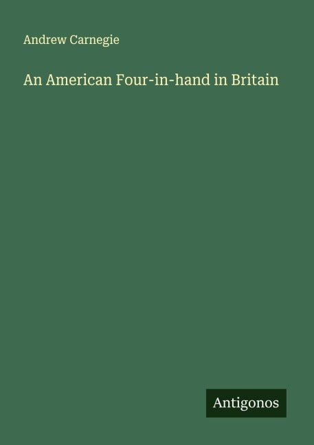 An American Four-in-hand in Britain Classics