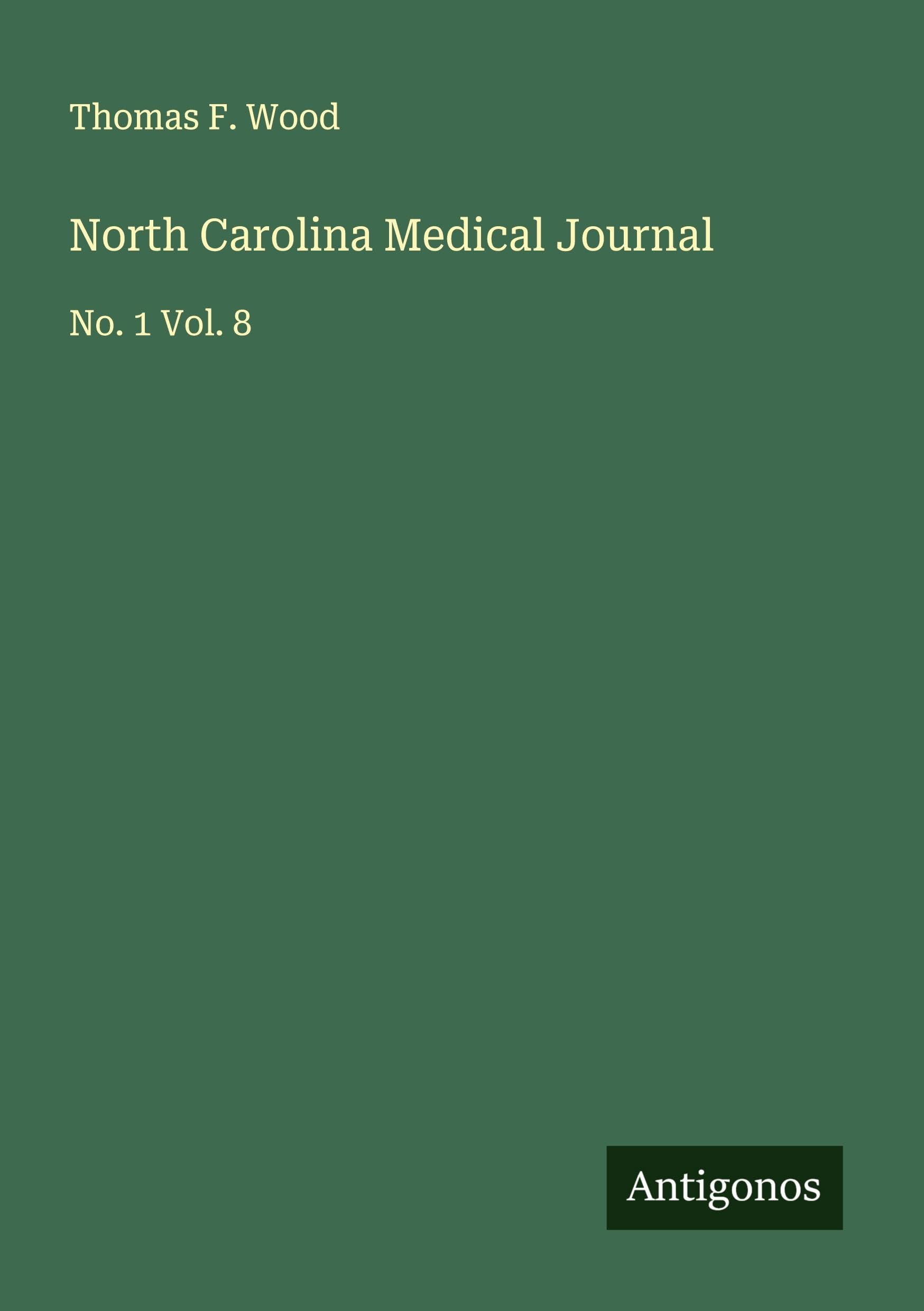 North Carolina Medical Journal Classics