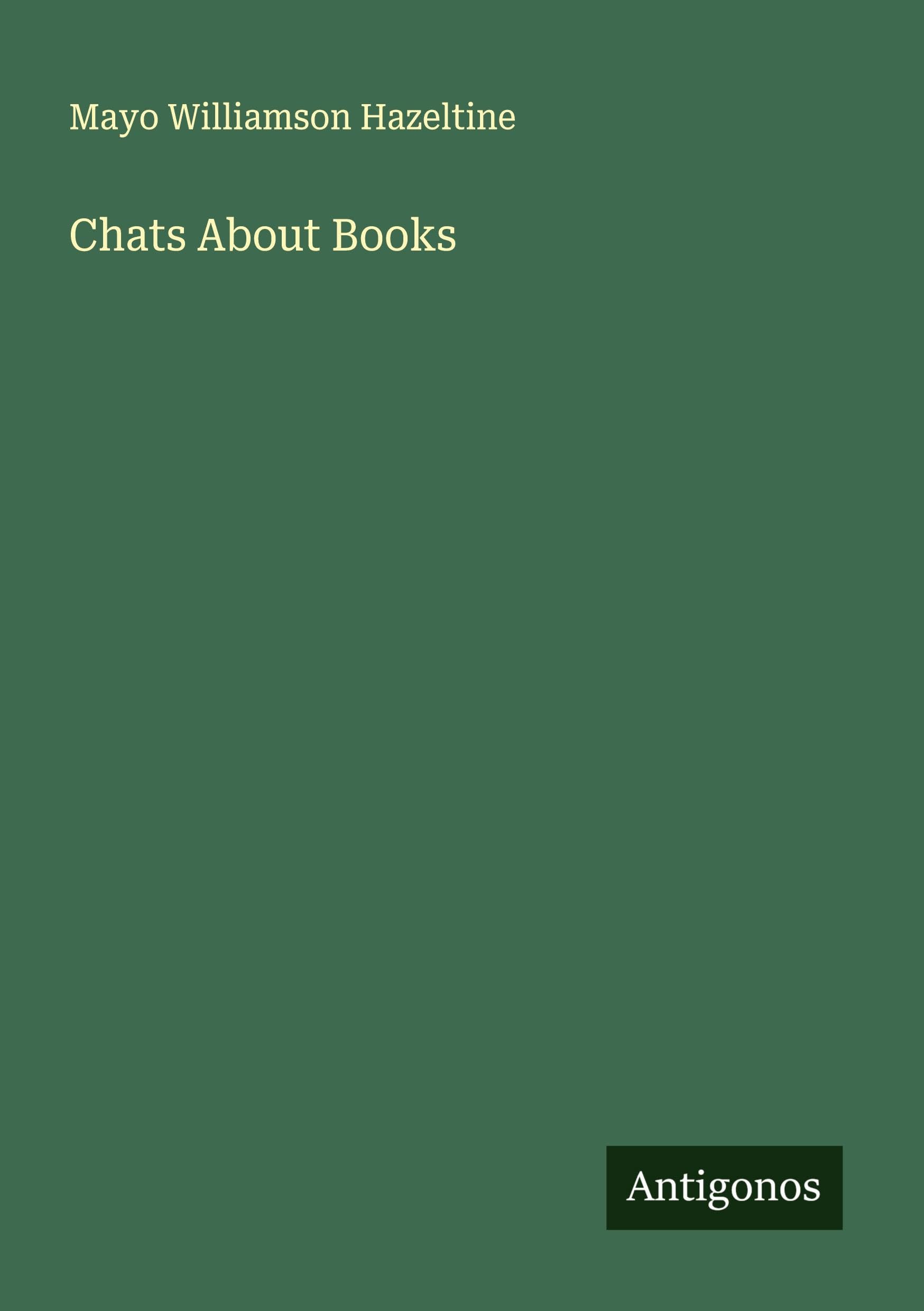 Chats About Books Classics