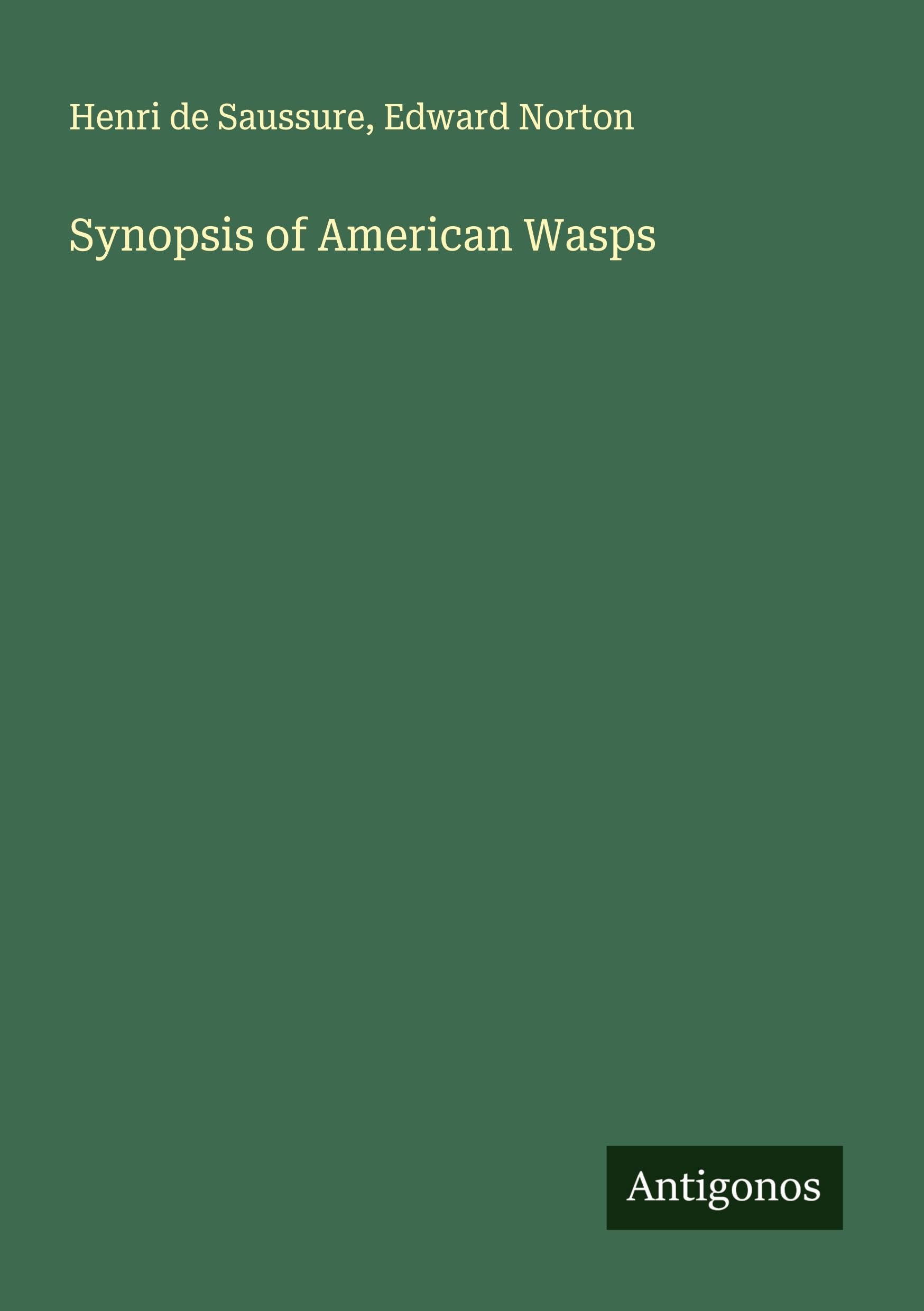 Synopsis of American Wasps Classics