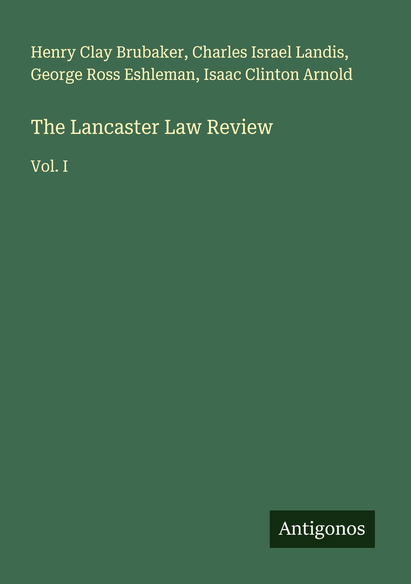 The Lancaster Law Review Classics