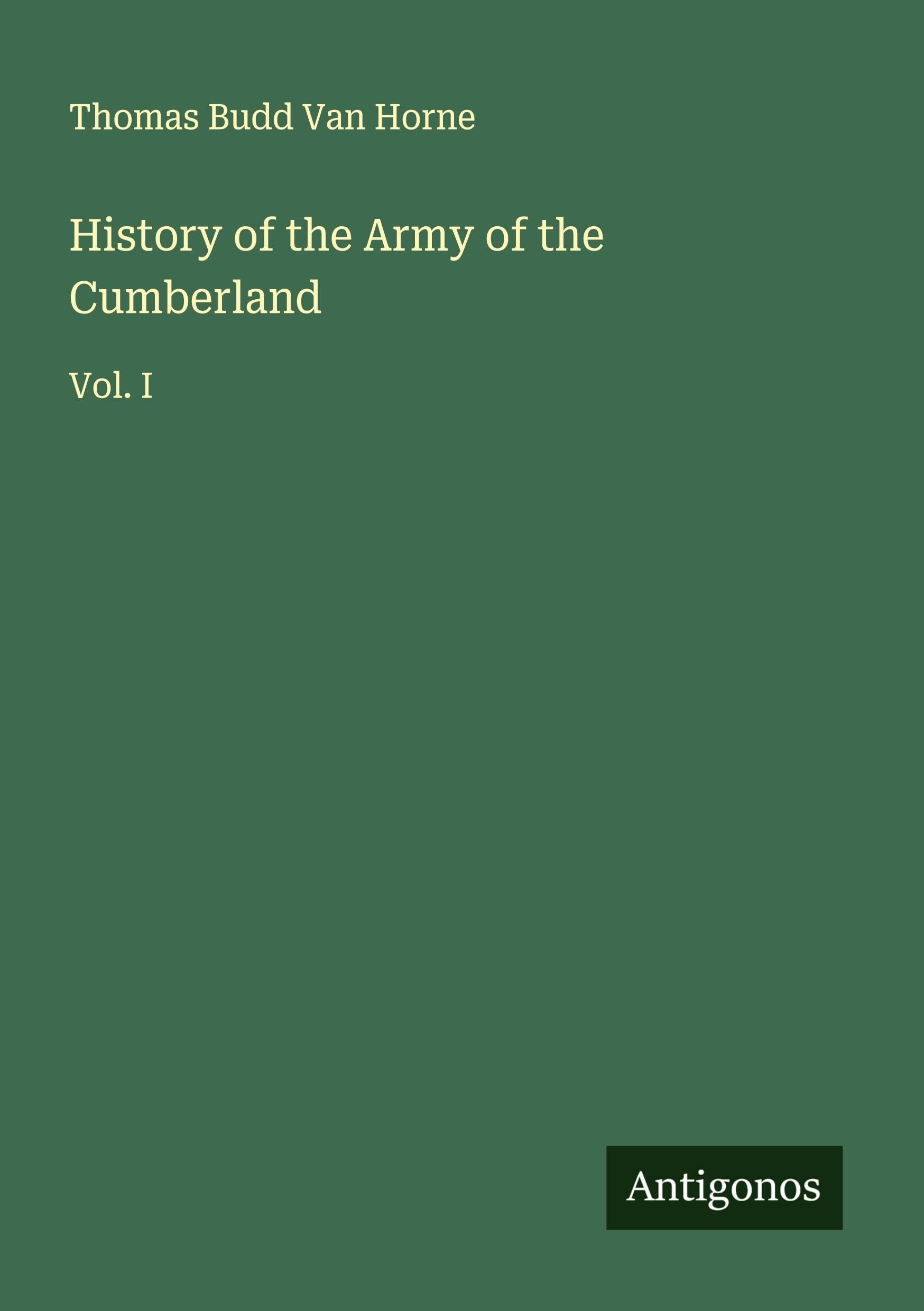 History of the Army of the Cumberland Classics