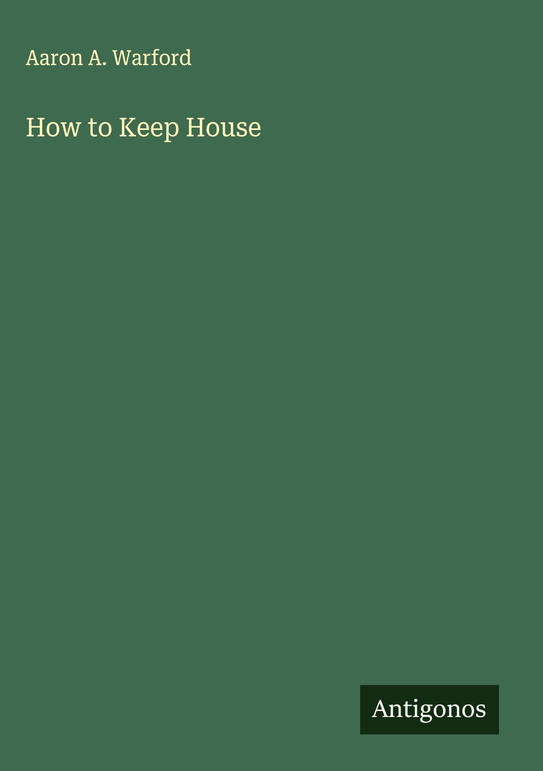 Product Image: How to Keep House