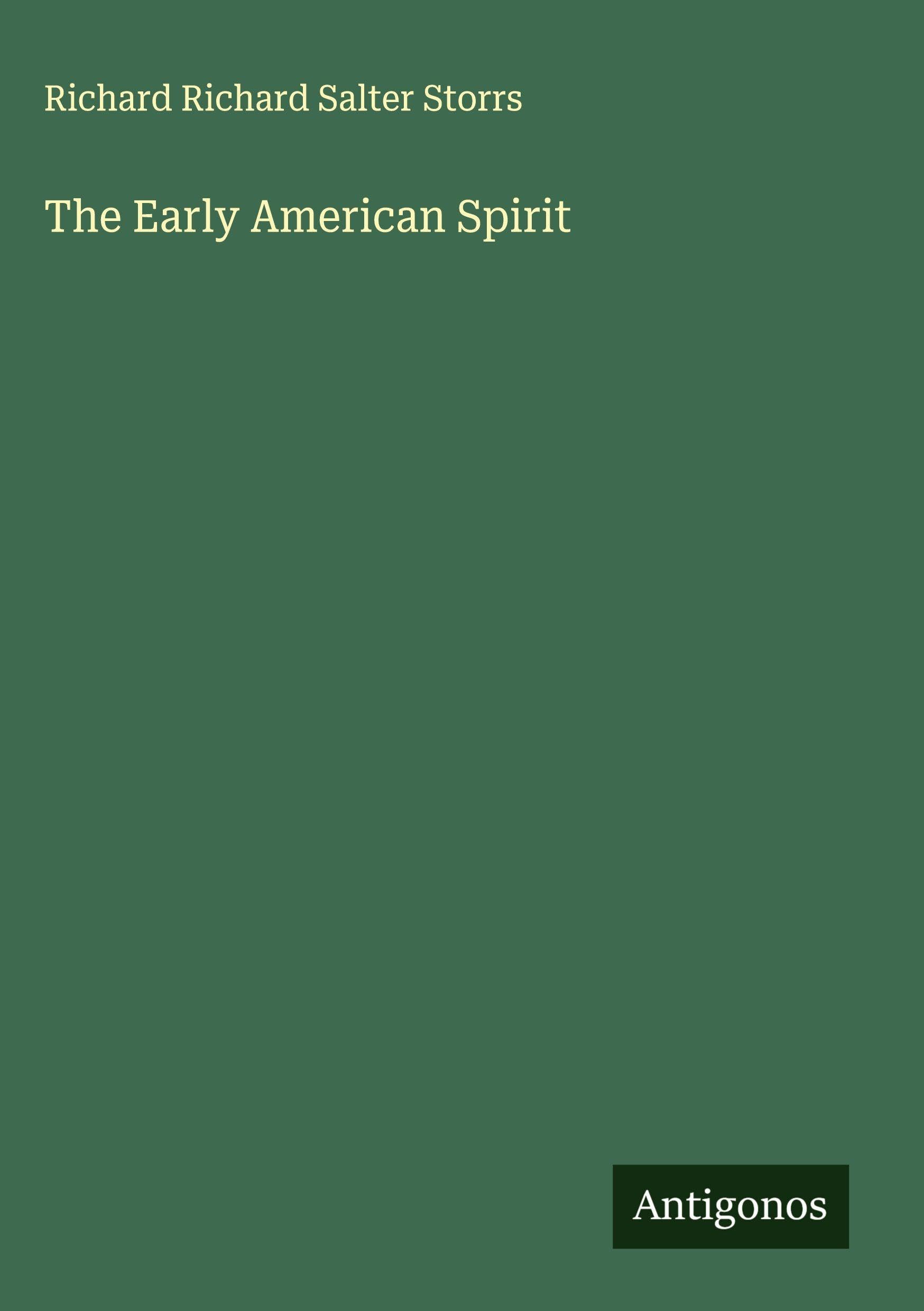 The Early American Spirit Classics