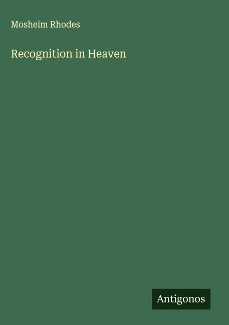Product Image: Recognition in Heaven