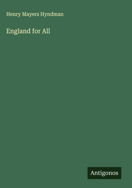 Product Image: England for All