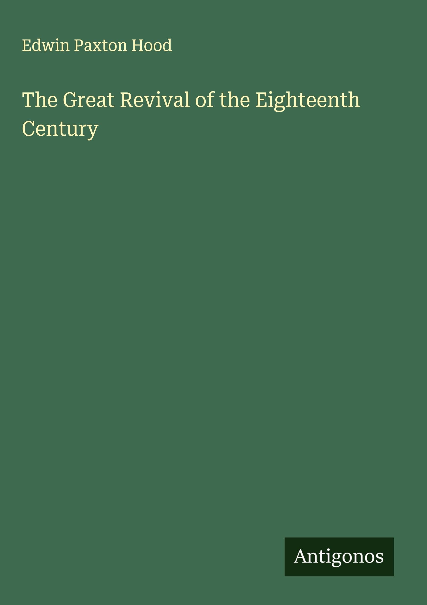 The Great Revival of the Eighteenth Century Classics