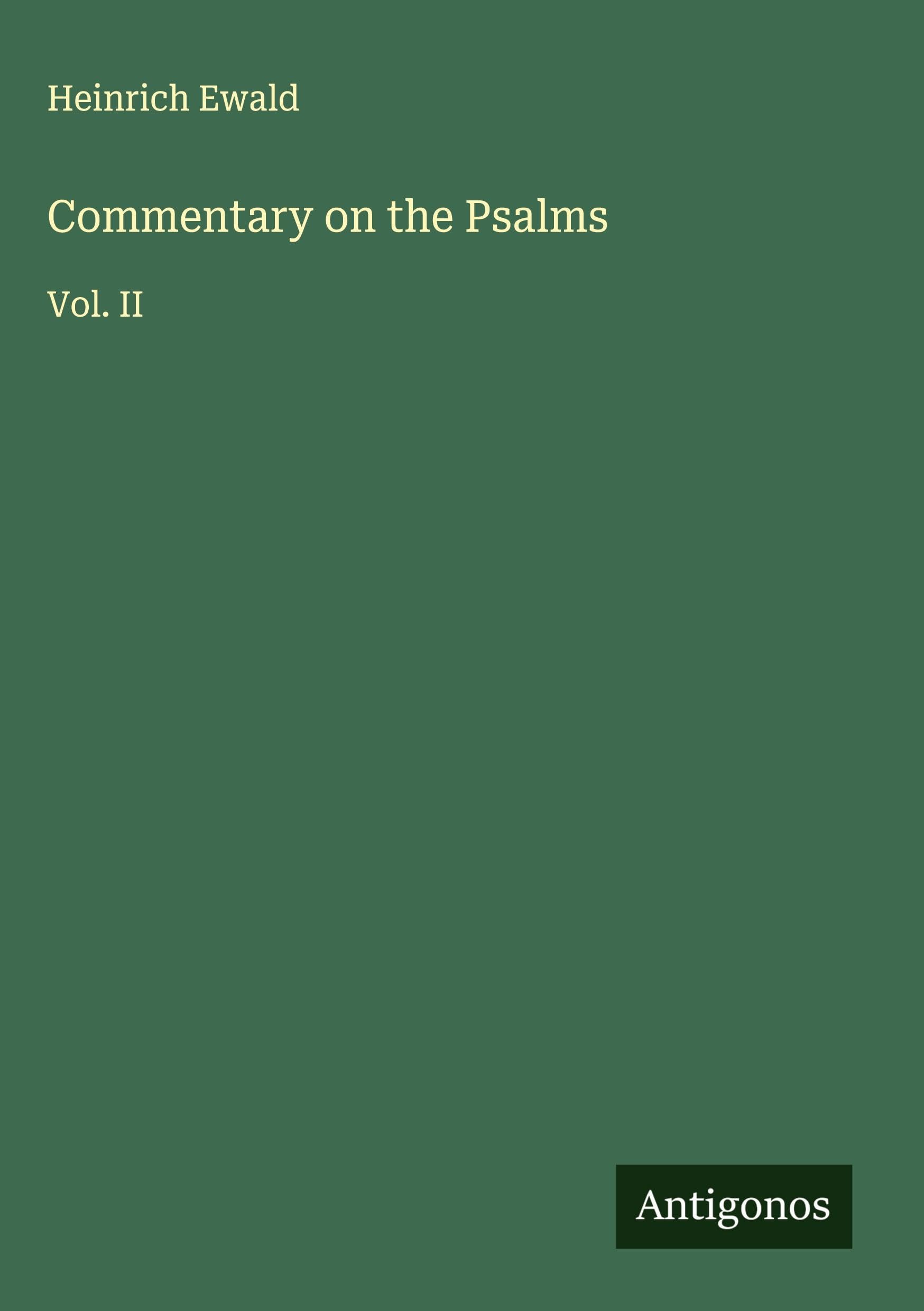 Product Image: Commentary on the Psalms