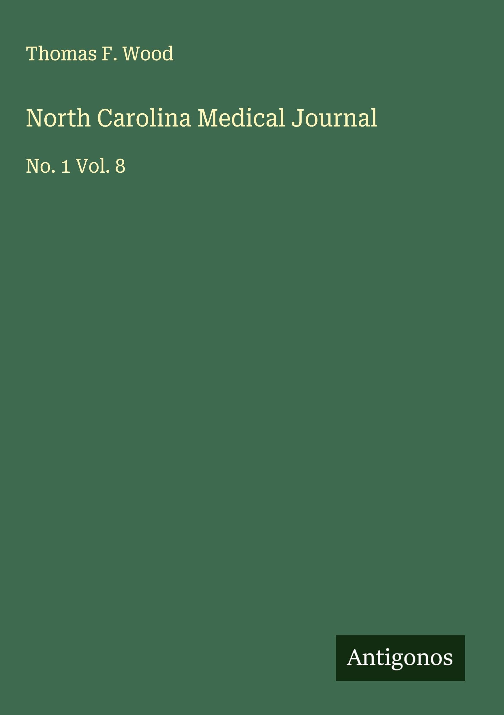 North Carolina Medical Journal Classics