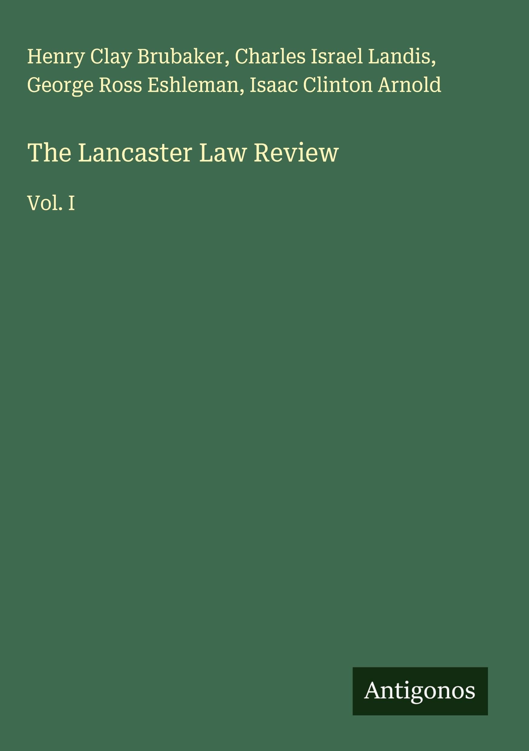 The Lancaster Law Review Classics