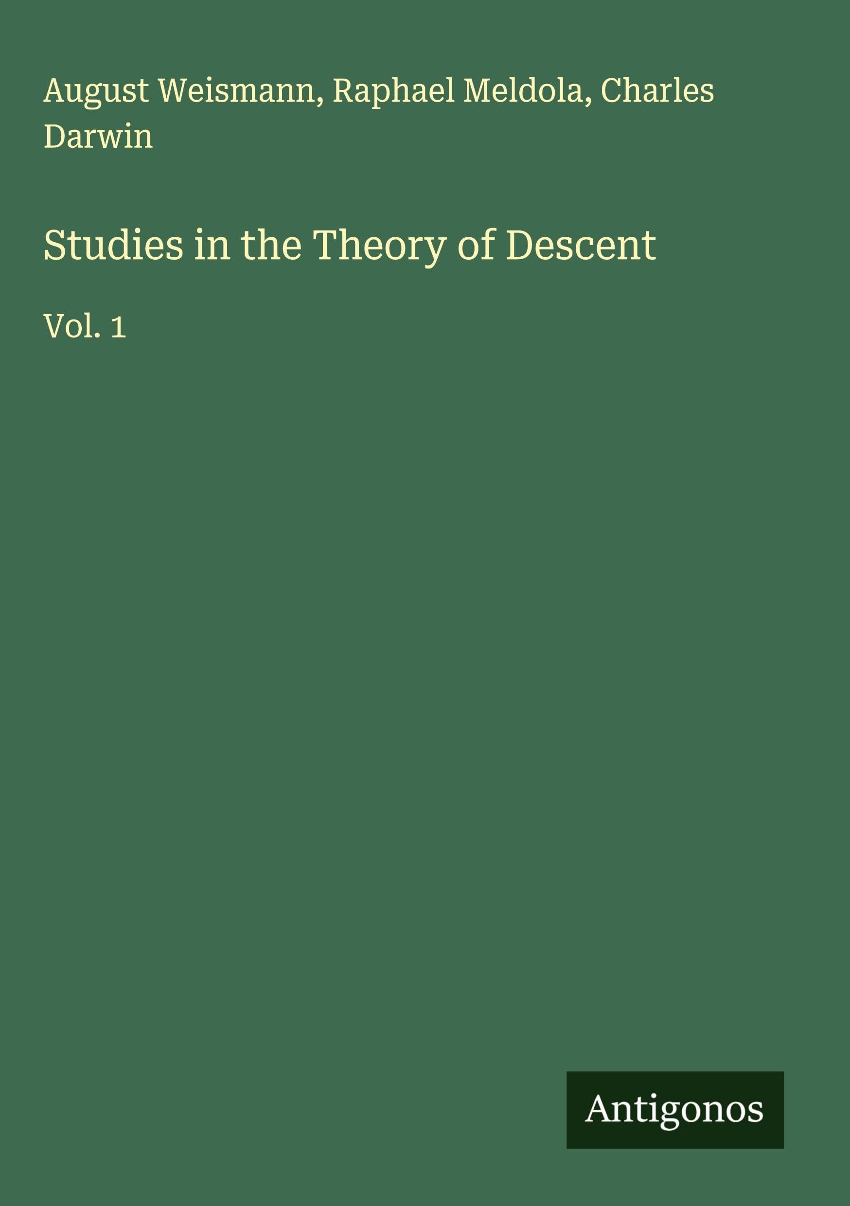 Studies in the Theory of Descent Classics