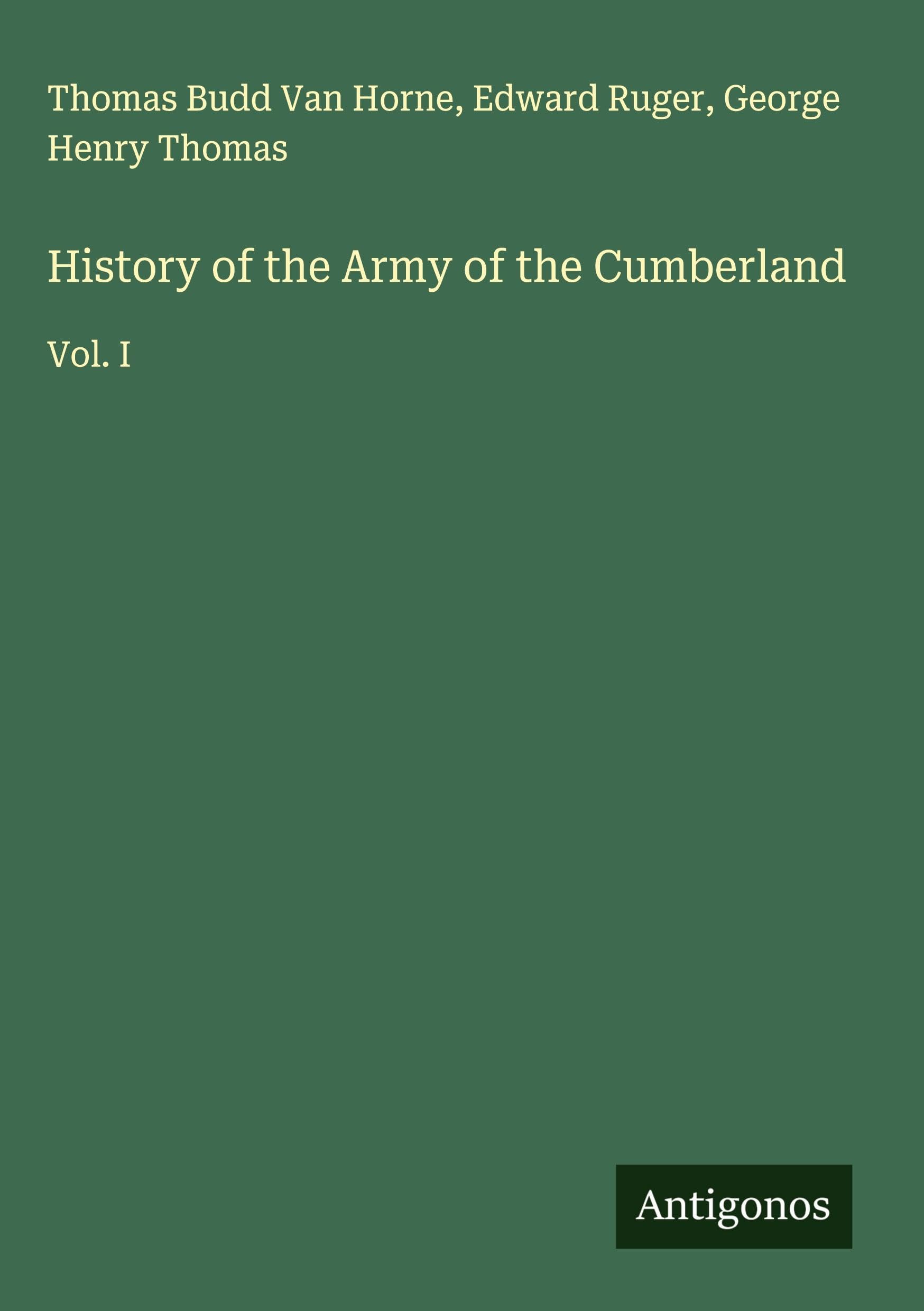History of the Army of the Cumberland Classics