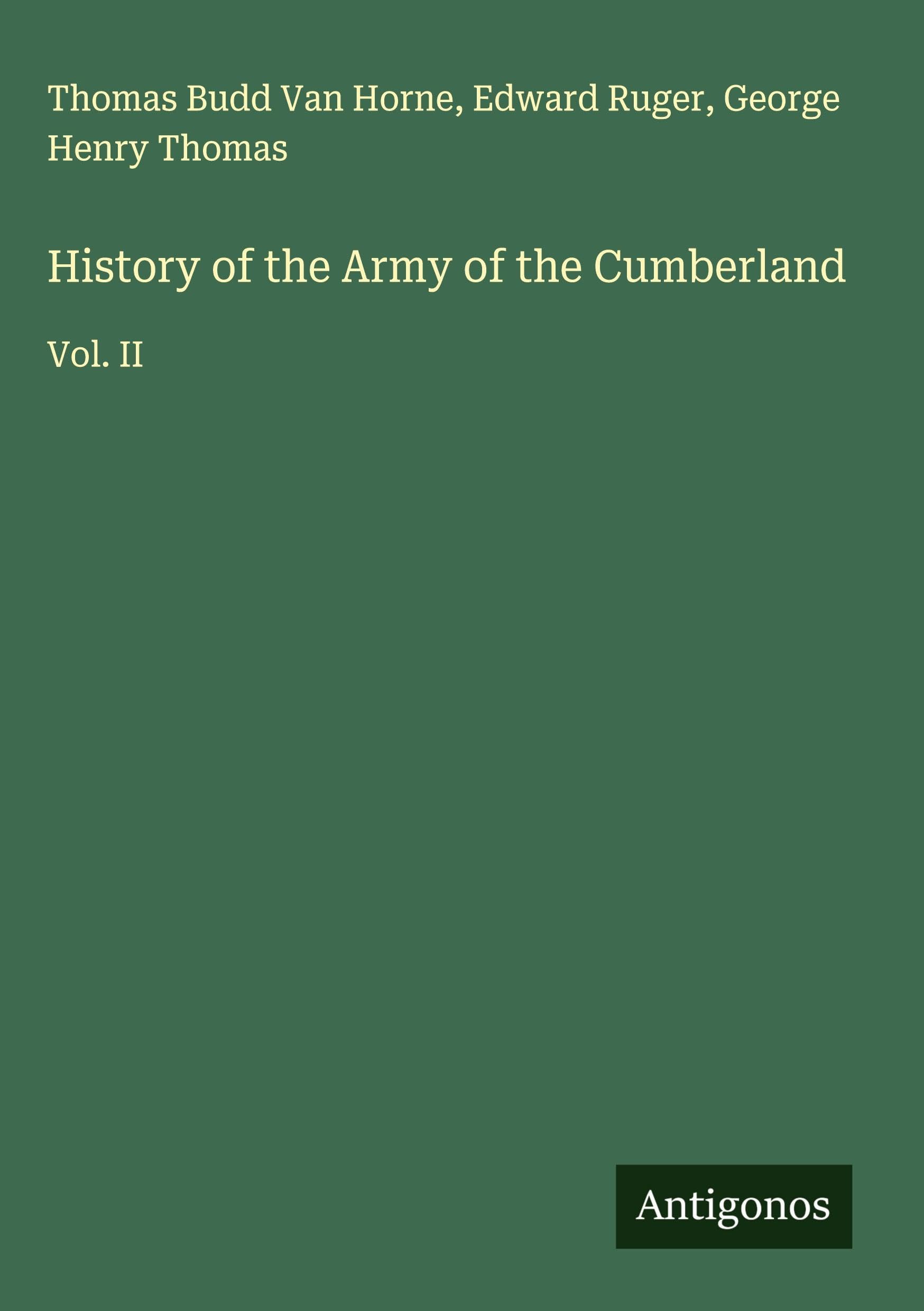 History of the Army of the Cumberland Classics