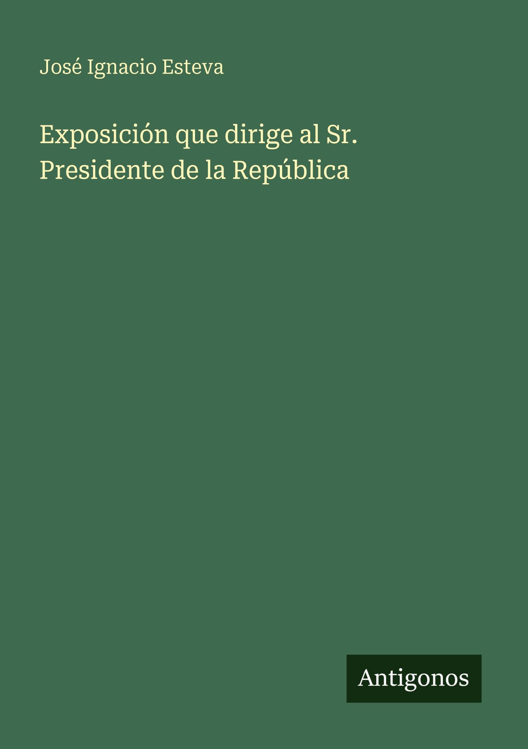 Exposición que dirige al Sr. Presidente de la República Classics