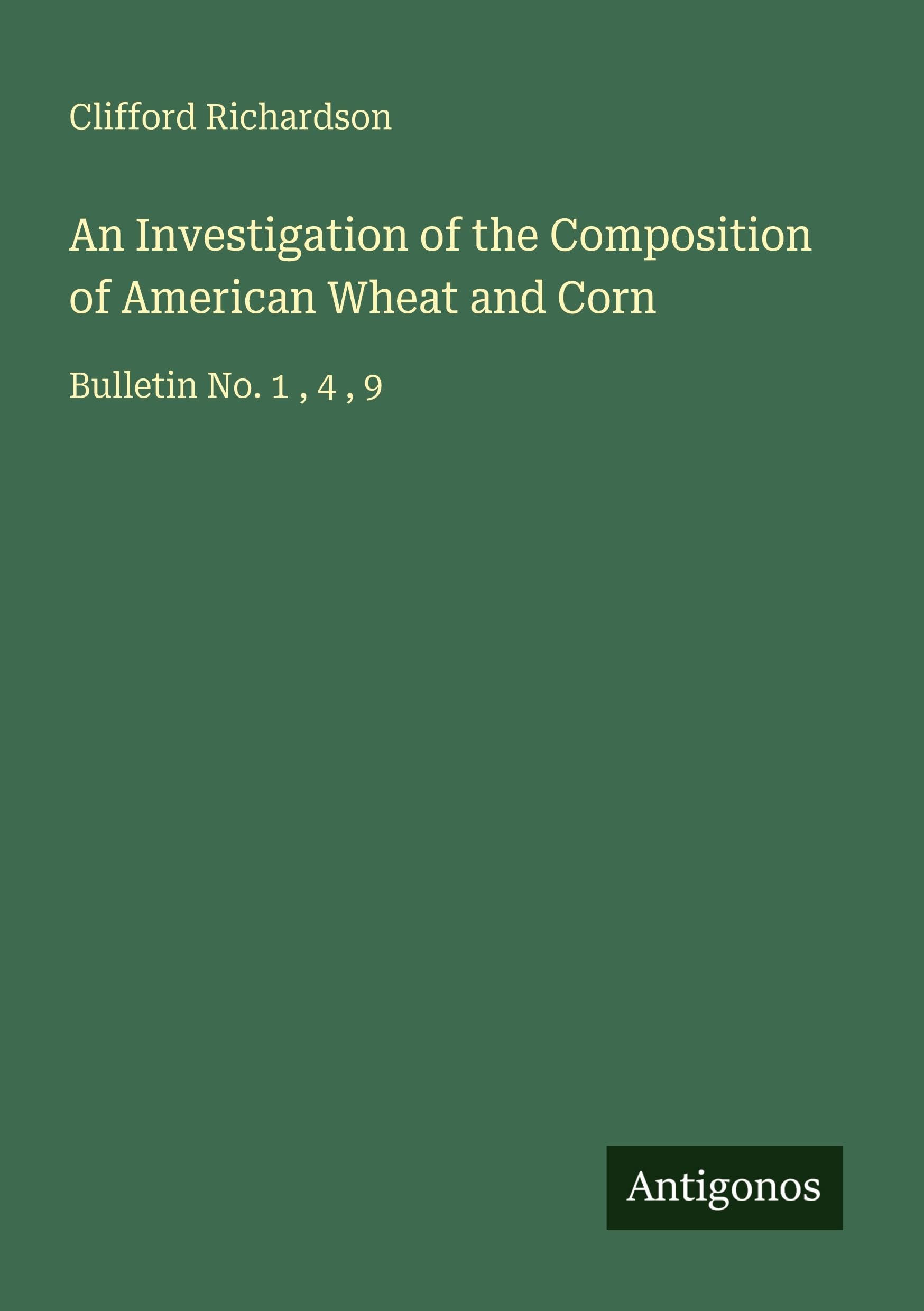 An Investigation of the Composition of American Wheat and Corn Classics