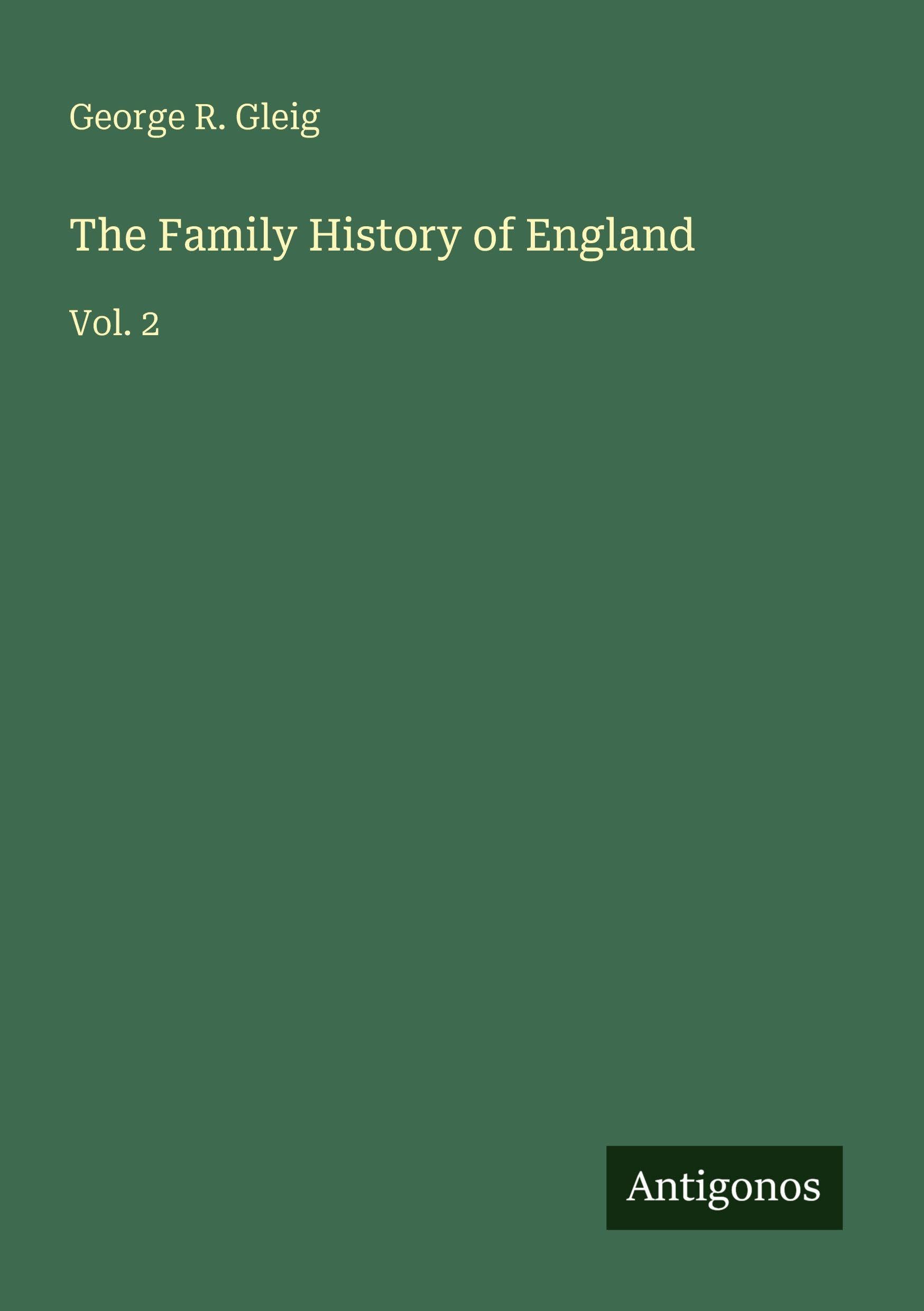 The Family History of England Classics