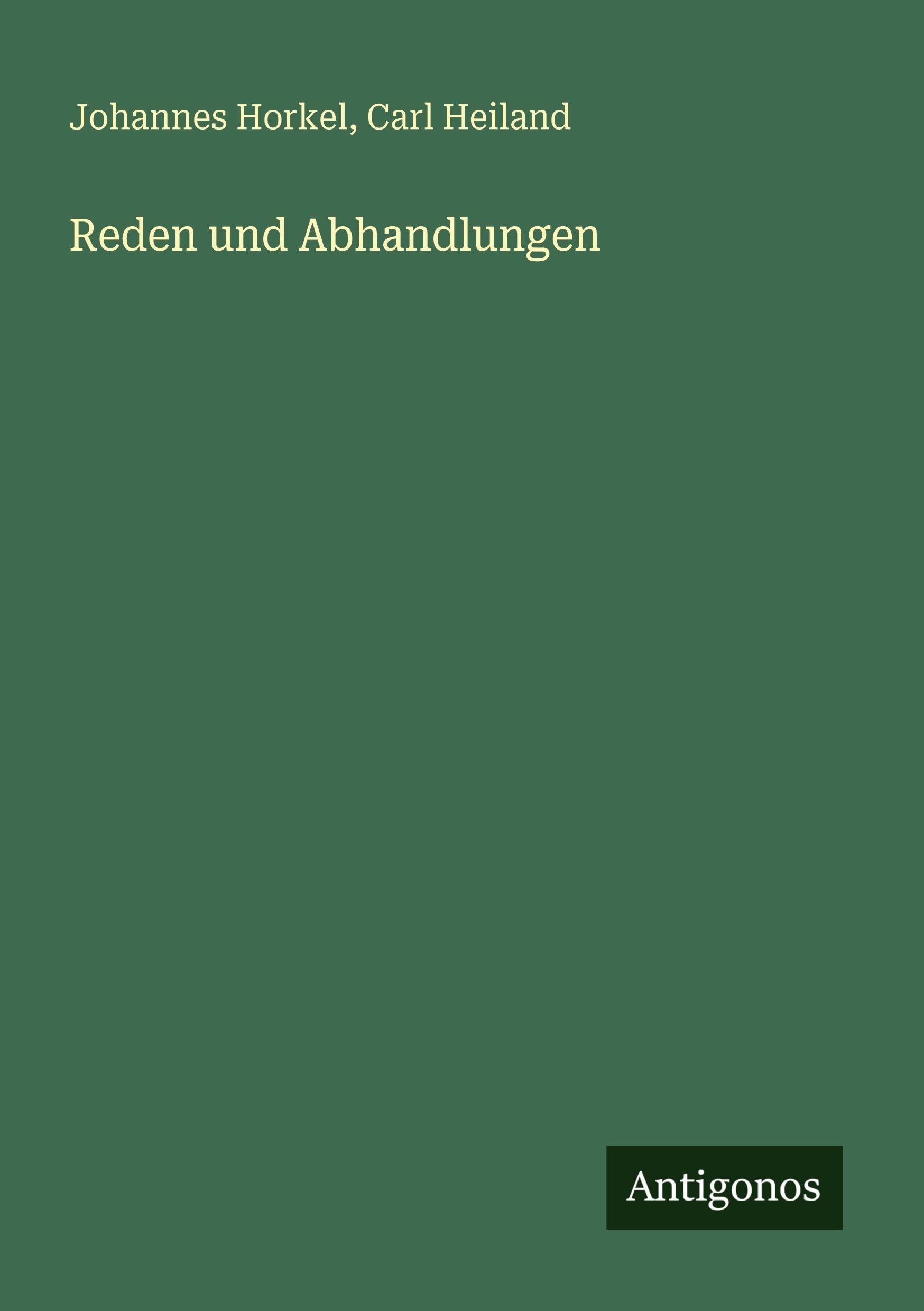 Reden und Abhandlungen Classics