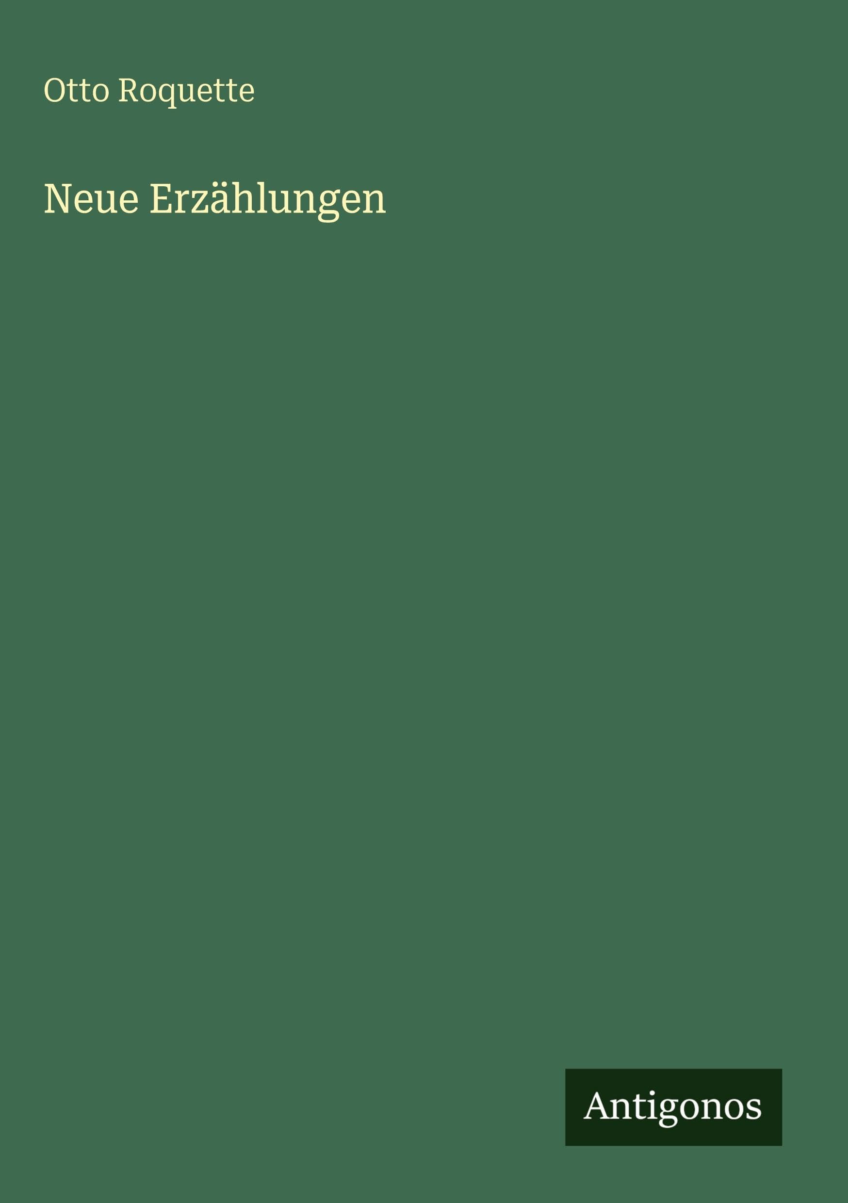 Neue Erzählungen Classics
