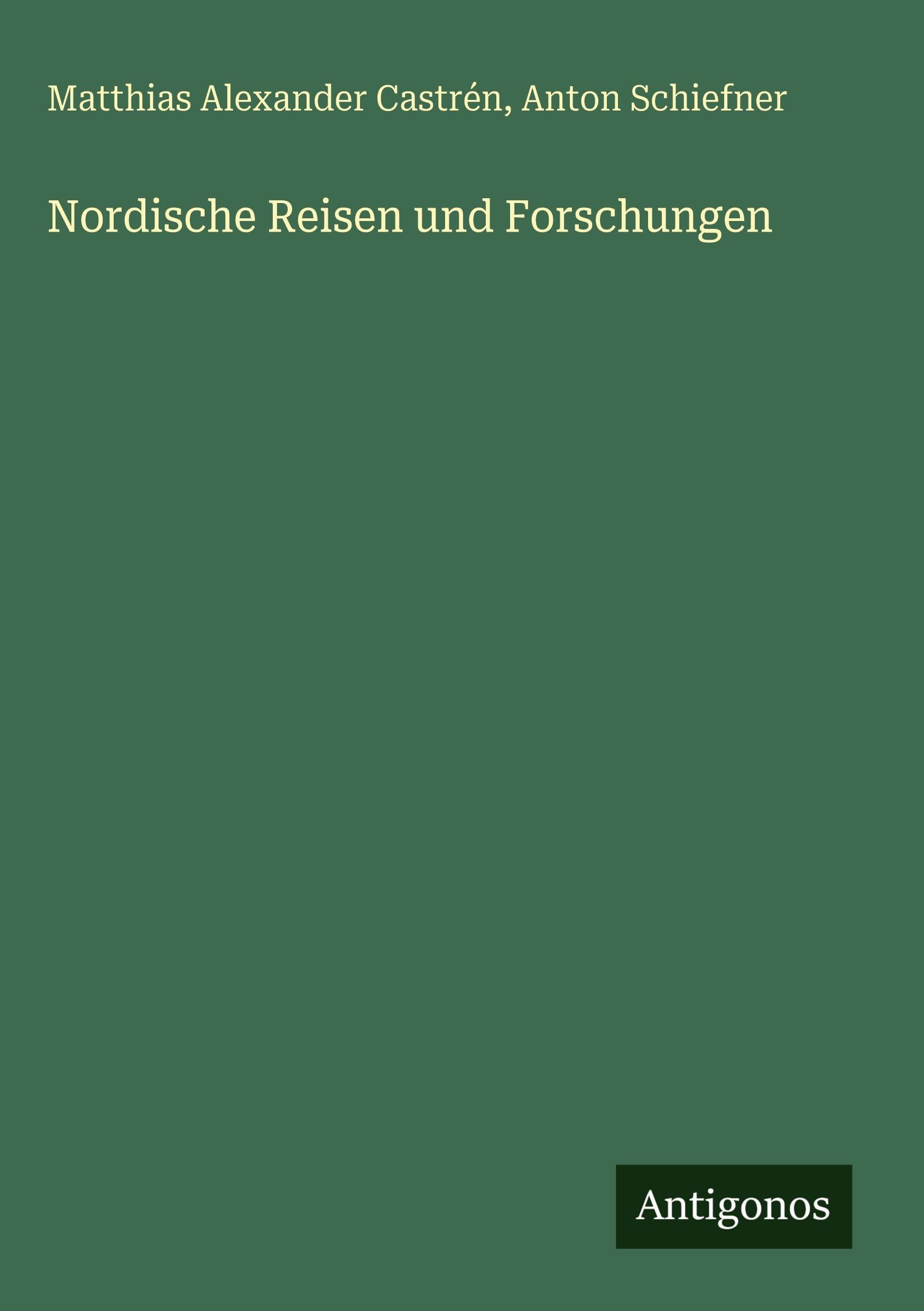 Nordische Reisen und Forschungen Contemporary literature