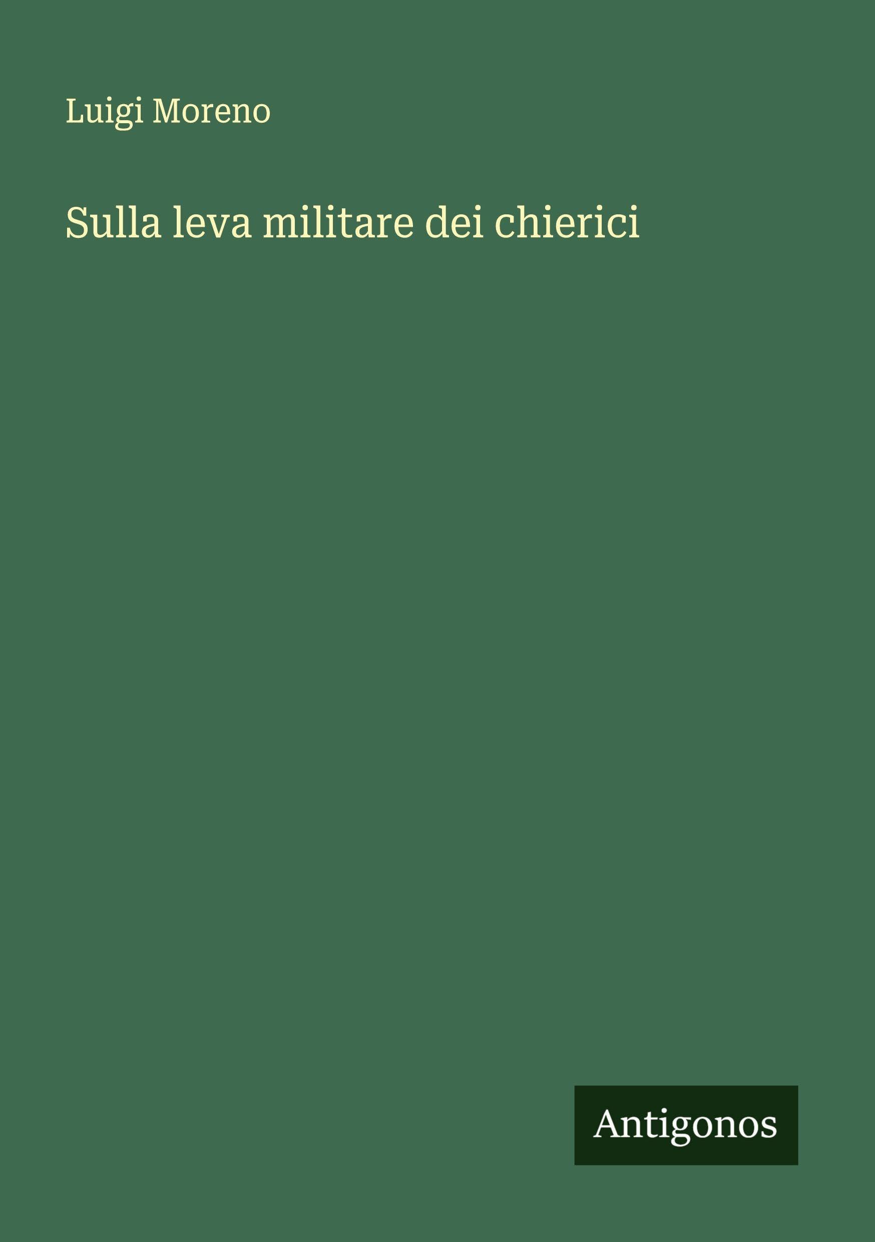 Sulla leva militare dei chierici Classics