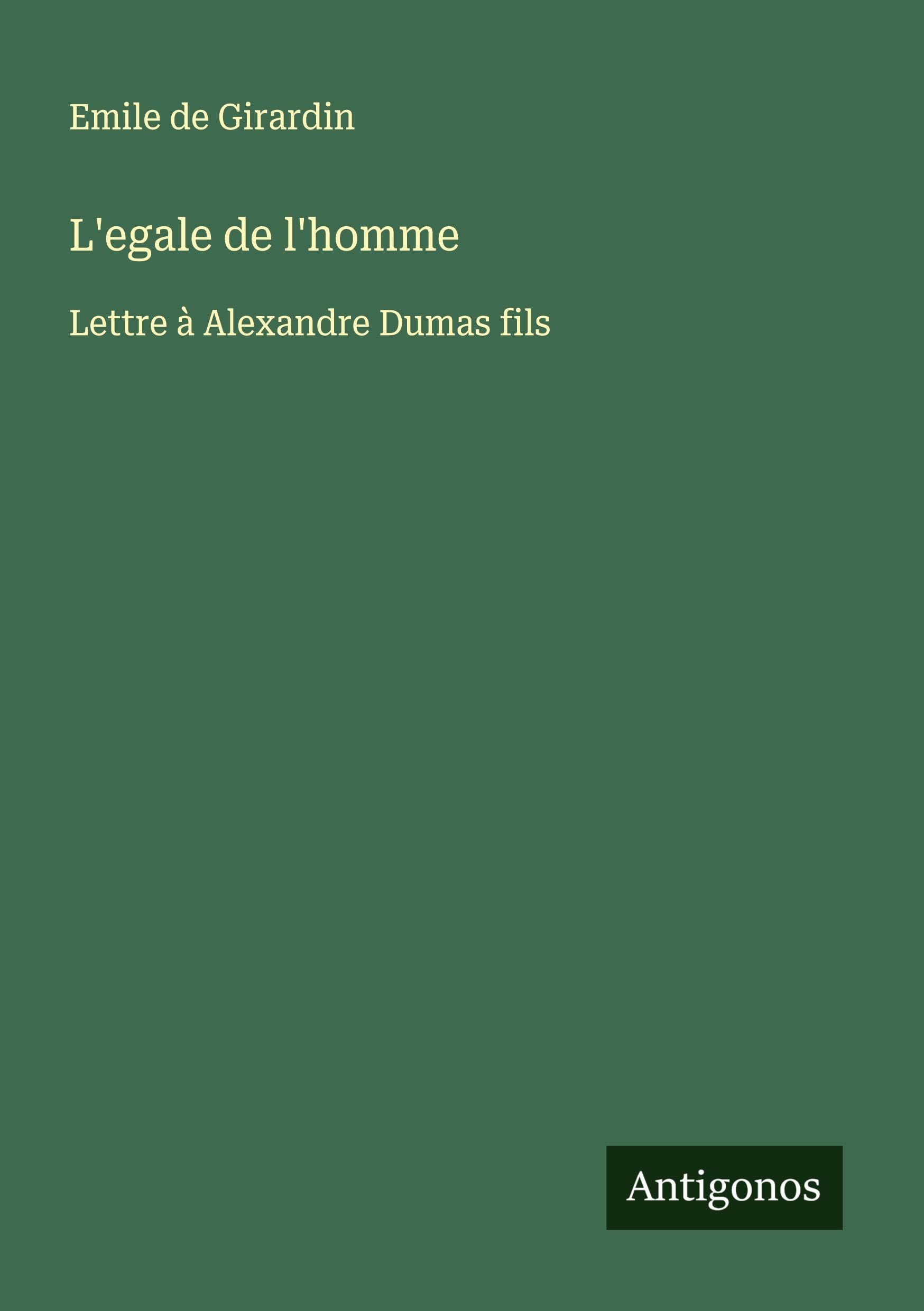 L'egale de l'homme Classics