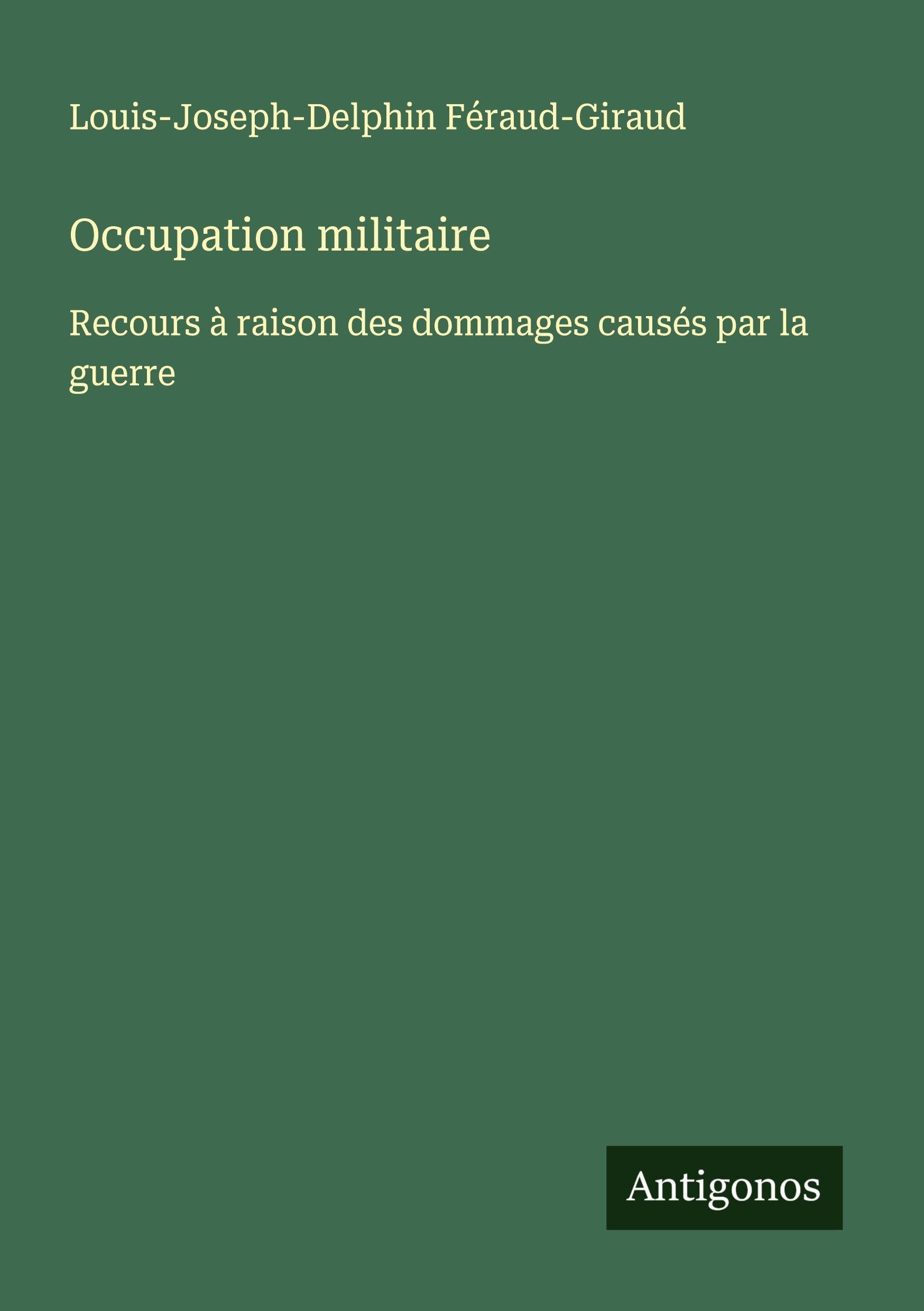 Occupation militaire Classics