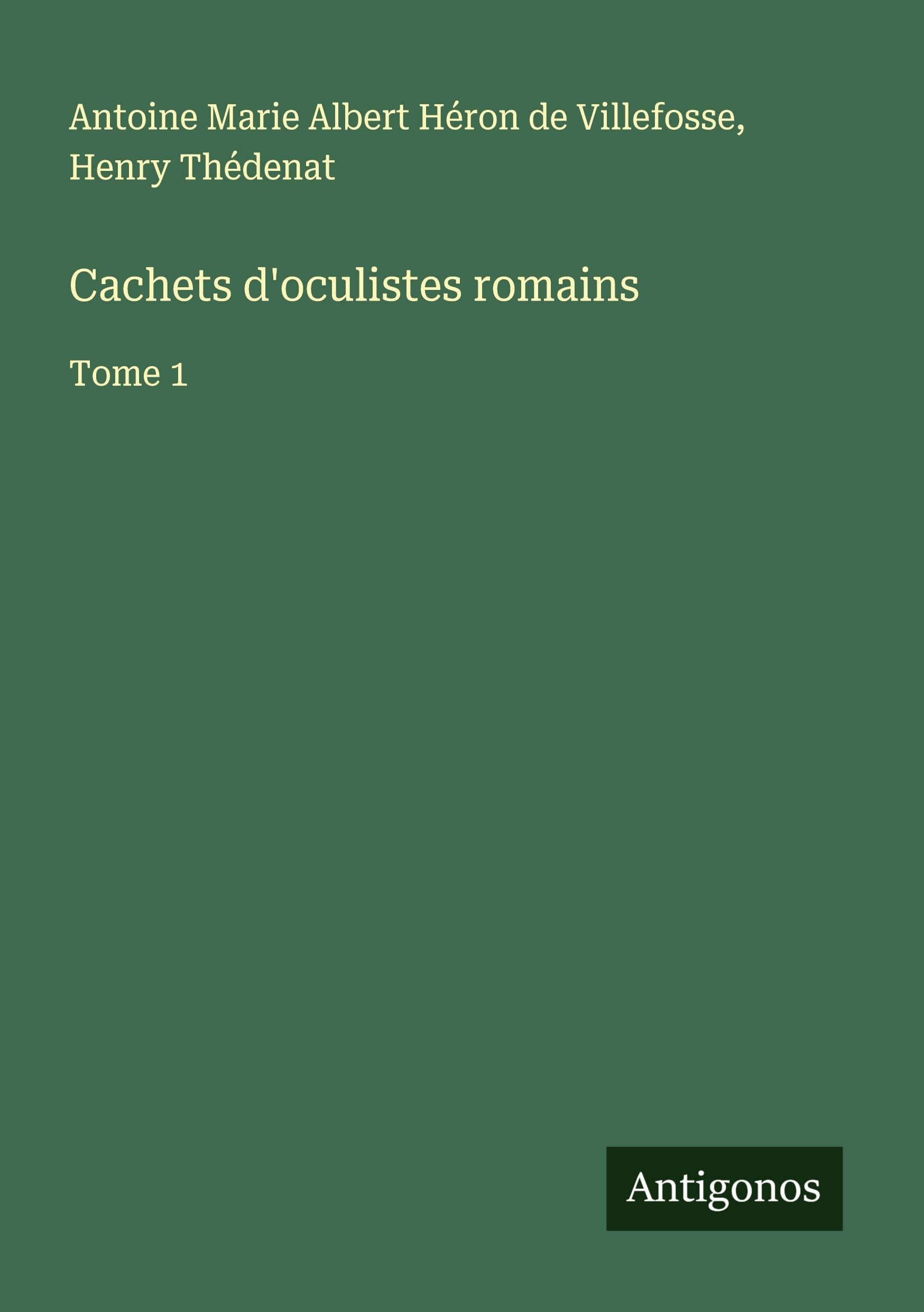 Cachets d'oculistes romains Classics