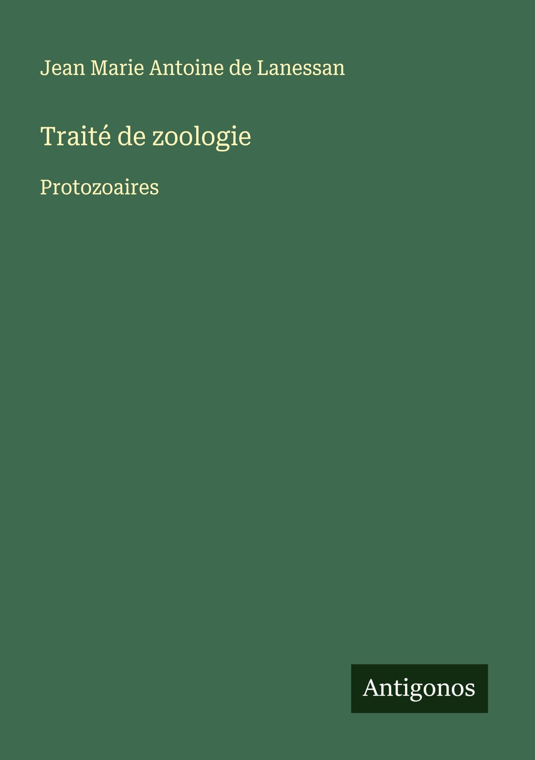 Traité de zoologie Classics