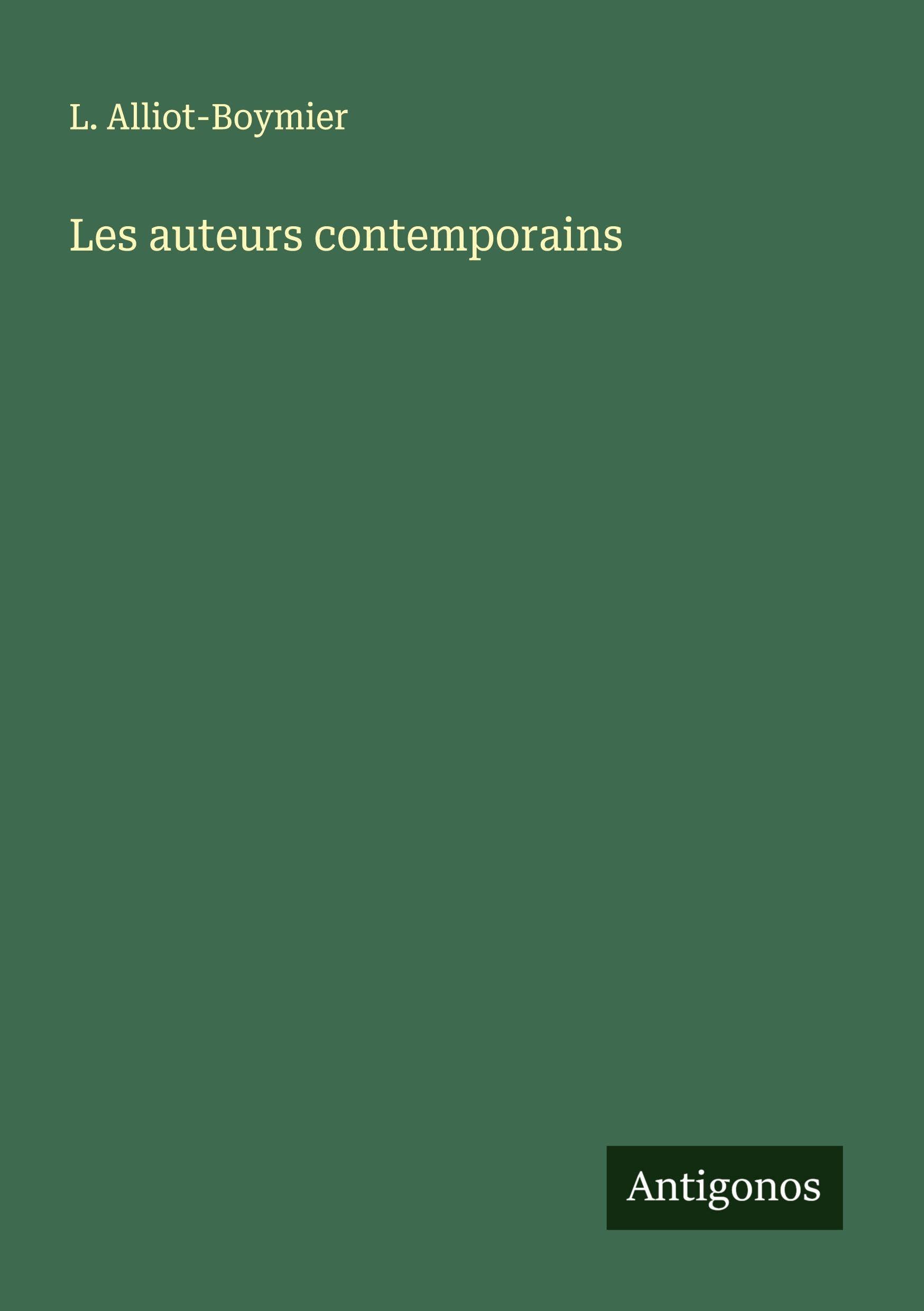 Les auteurs contemporains Classics