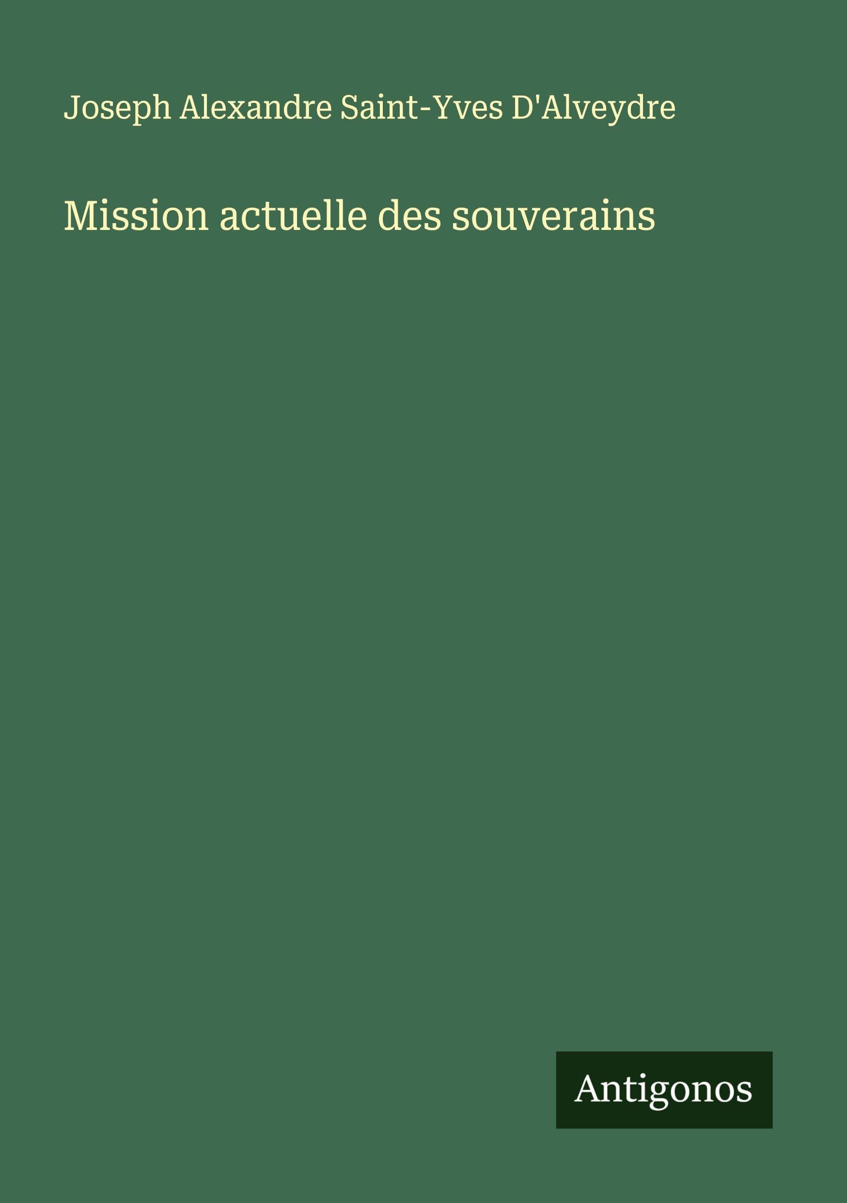 Mission actuelle des souverains Classics