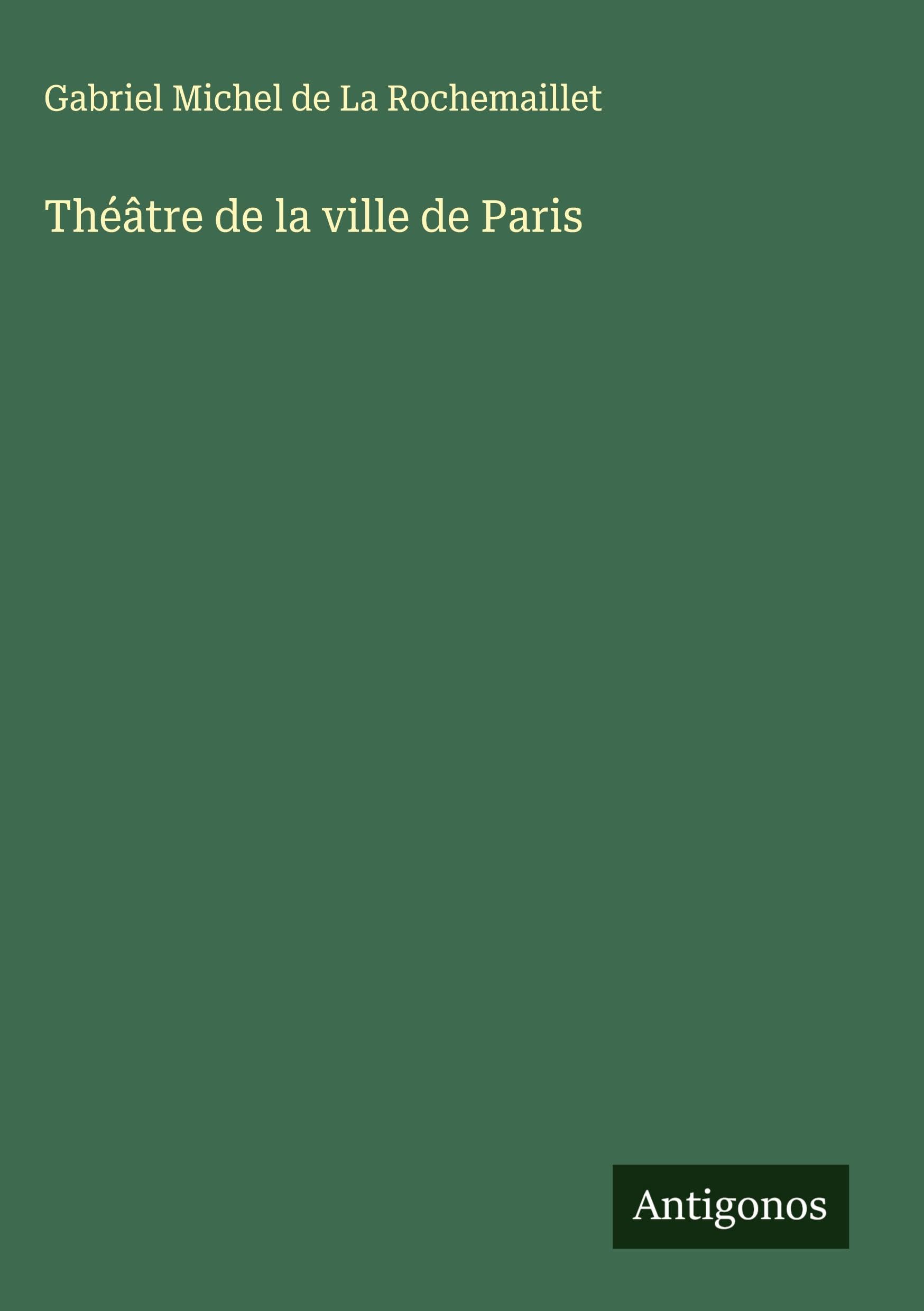 Théâtre de la ville de Paris Classics