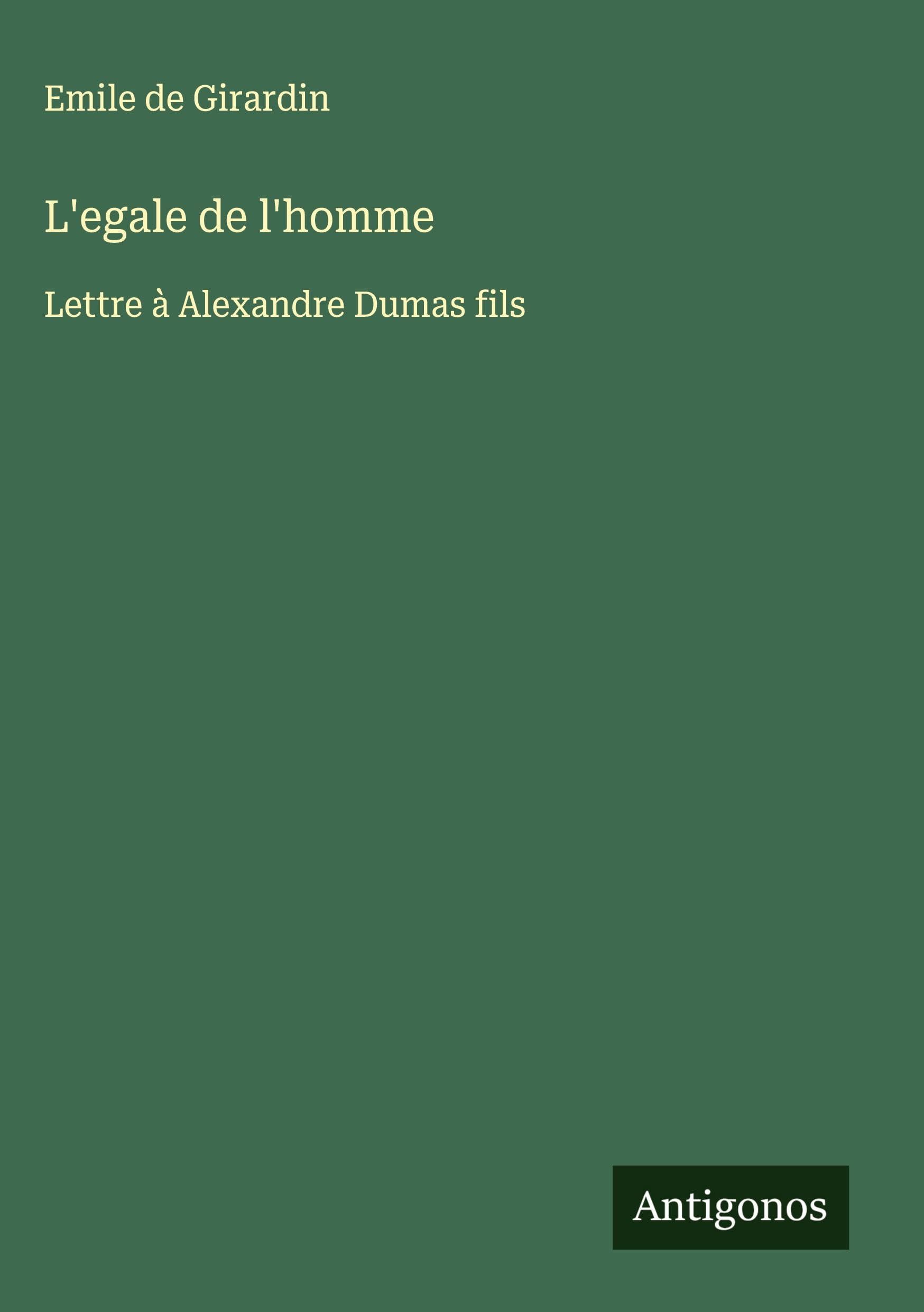 L'egale de l'homme Classics