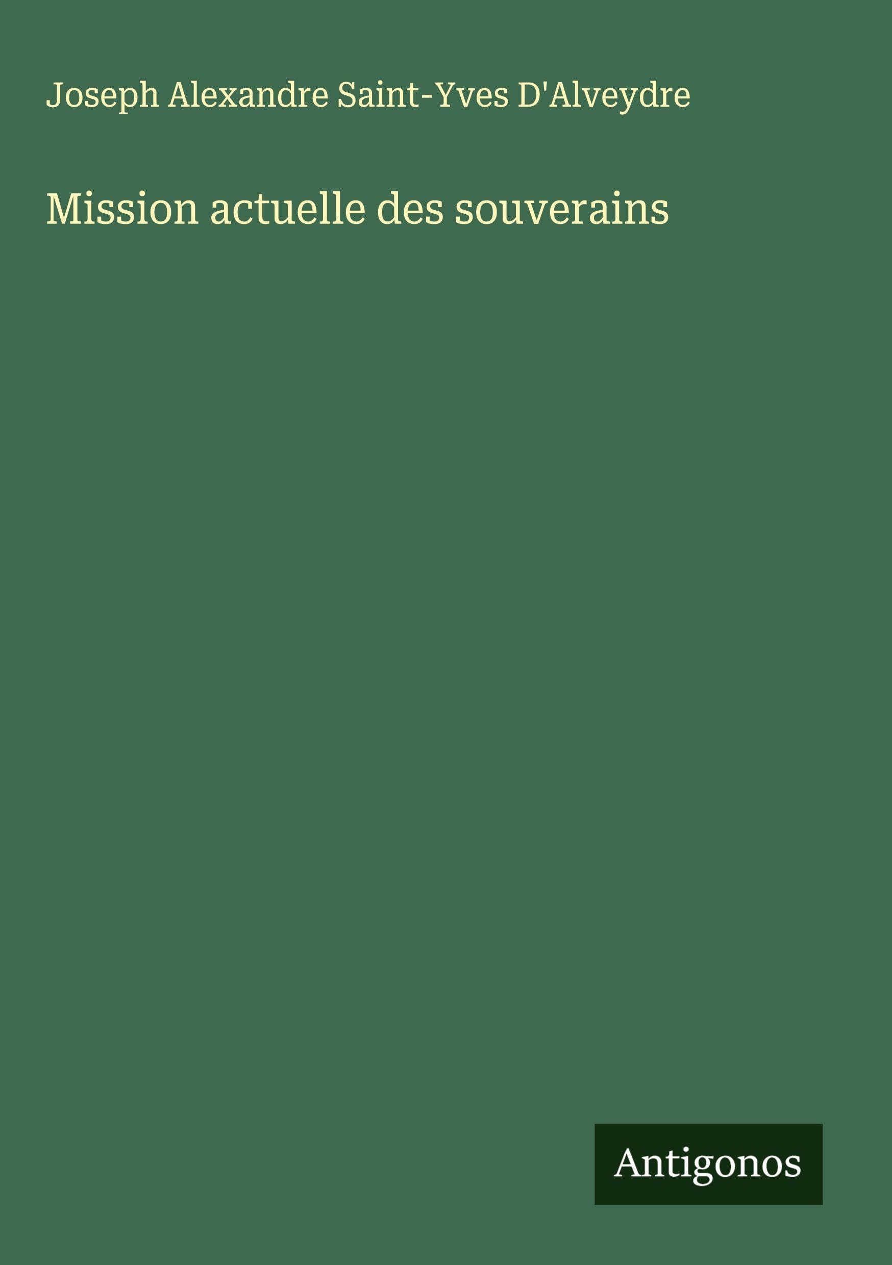 Mission actuelle des souverains Classics