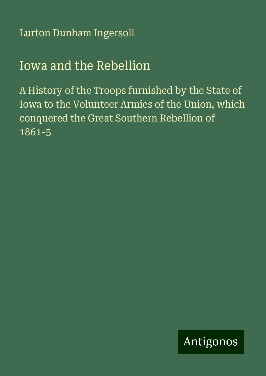 Iowa and the Rebellion Books