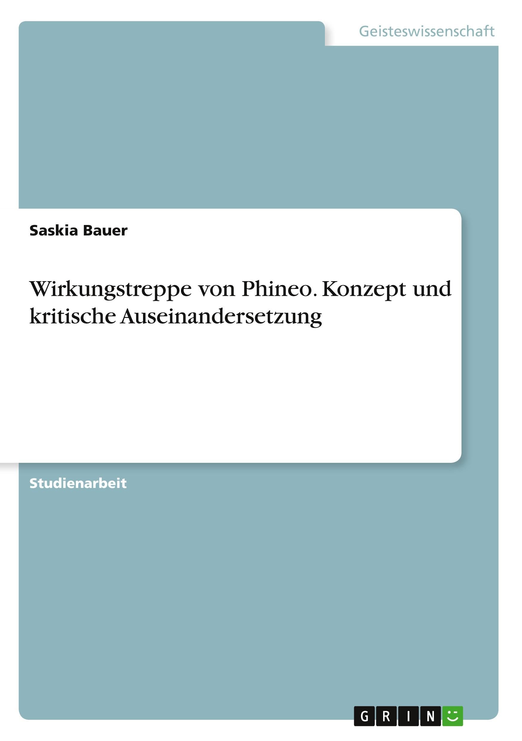Wirkungstreppe von Phineo. Konzept und kritische Auseinandersetzung Education & Training