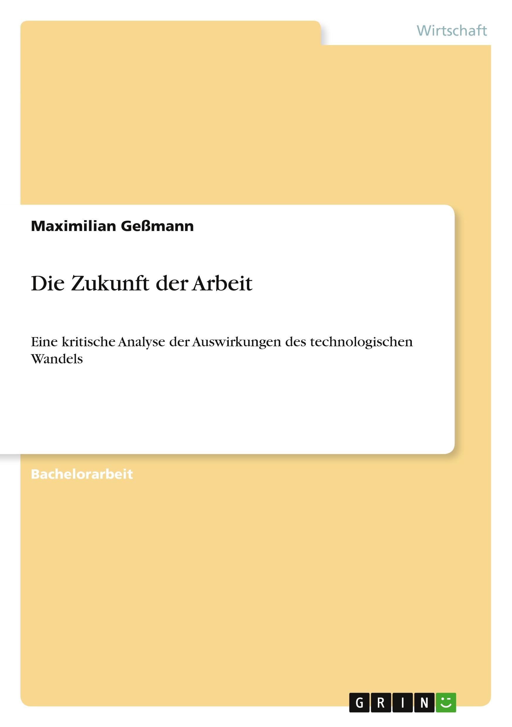 Die Zukunft der Arbeit Law Books
